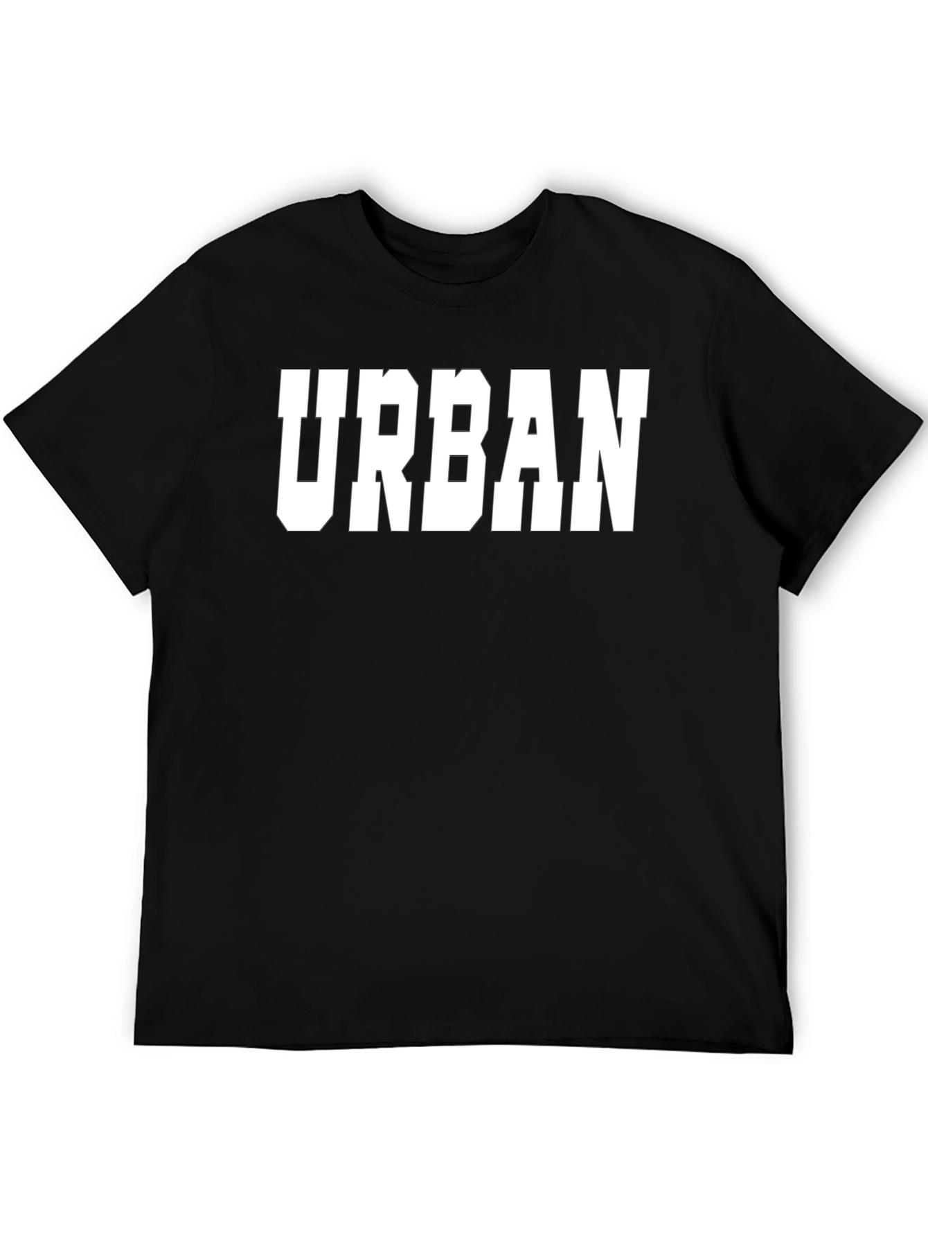 Urban Bold Graphic Black T-Shirt