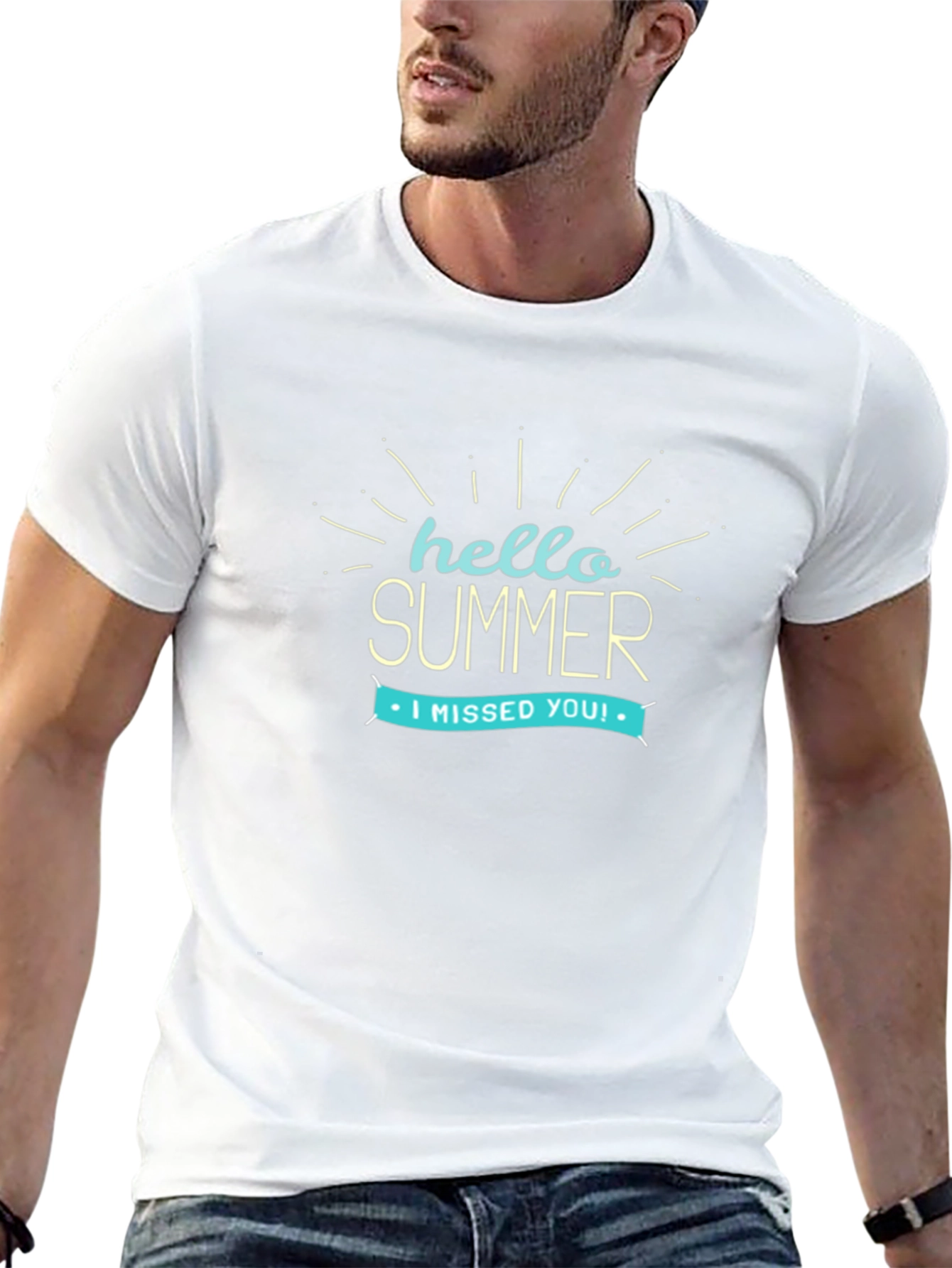 Hello Summer Graphic T-Shirt