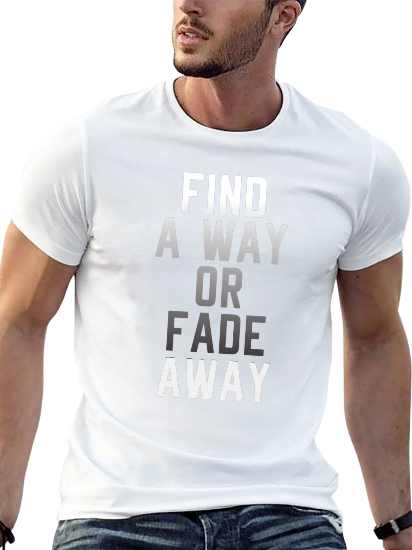 Find A Way T-Shirt - Motivational Black Tee