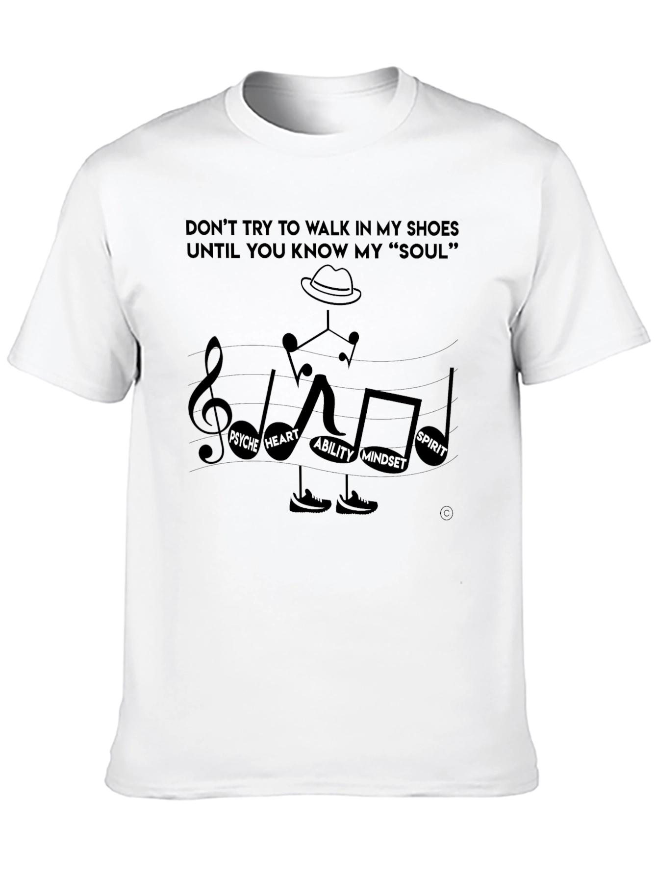 Soulful Music T-Shirt: Walk in My Shoes