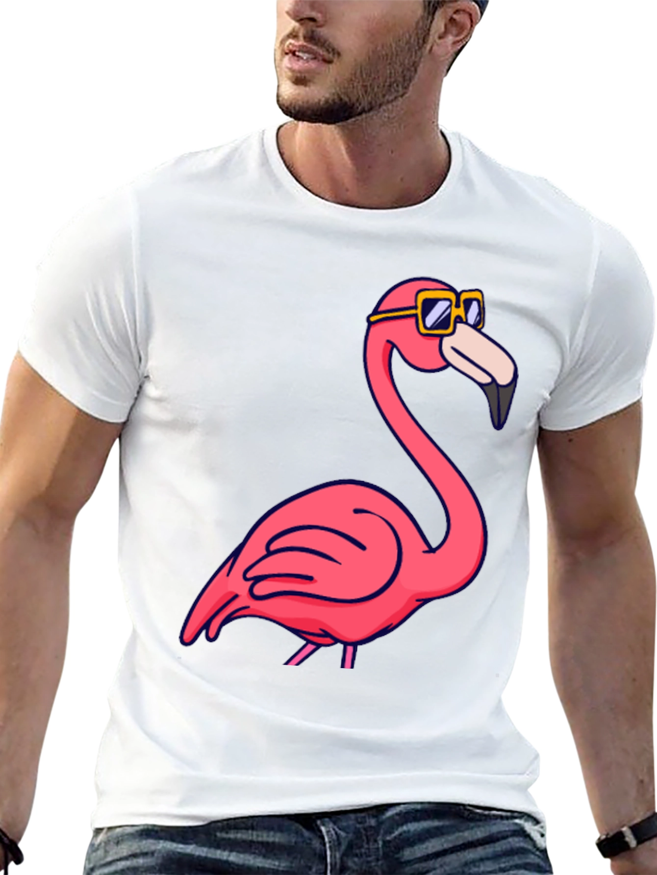 Cool Flamingo Graphic Tee