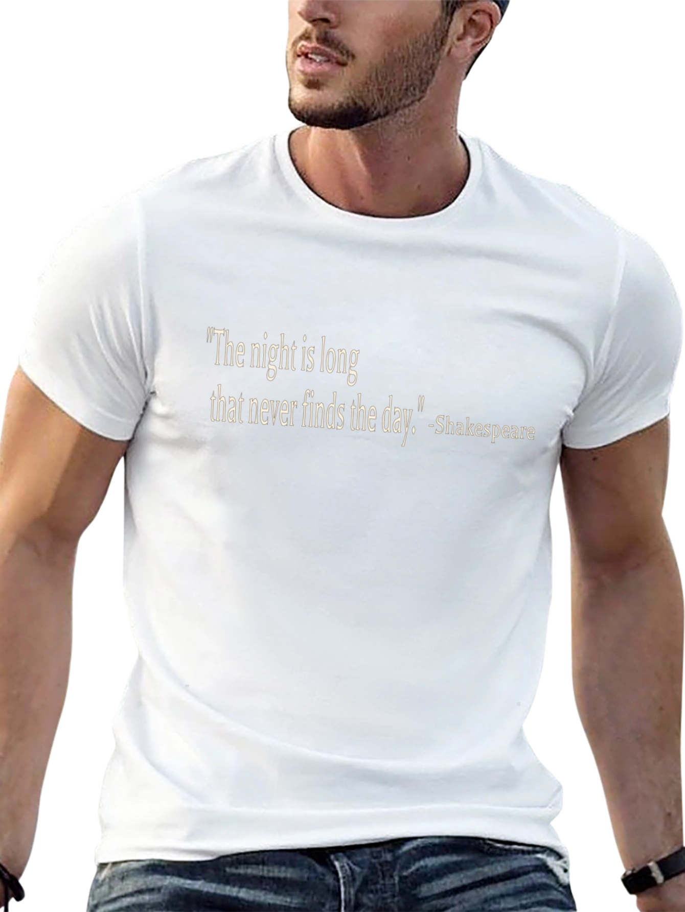 Shakespeare Quote T-Shirt - The Night is Long