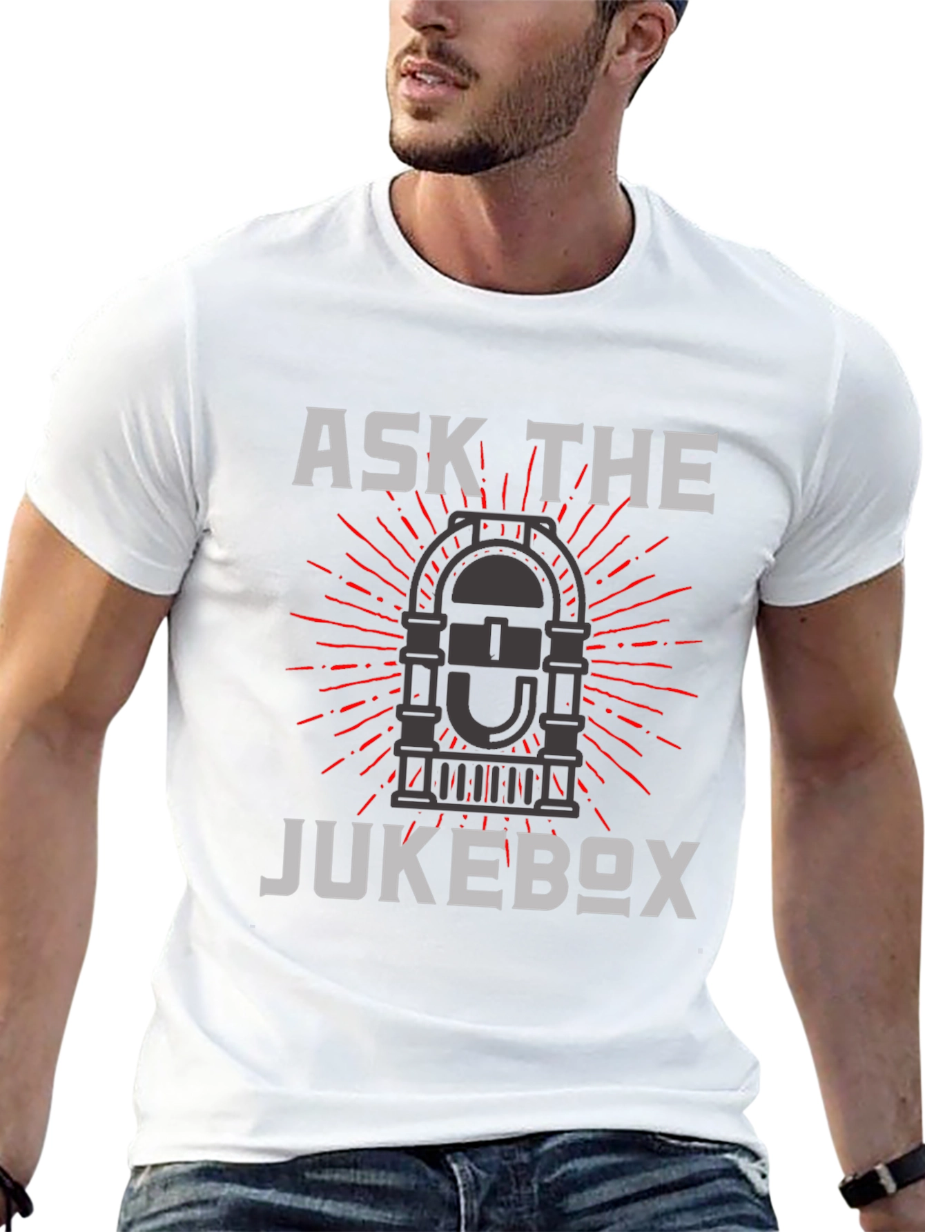 Ask The Jukebox Graphic T-Shirt