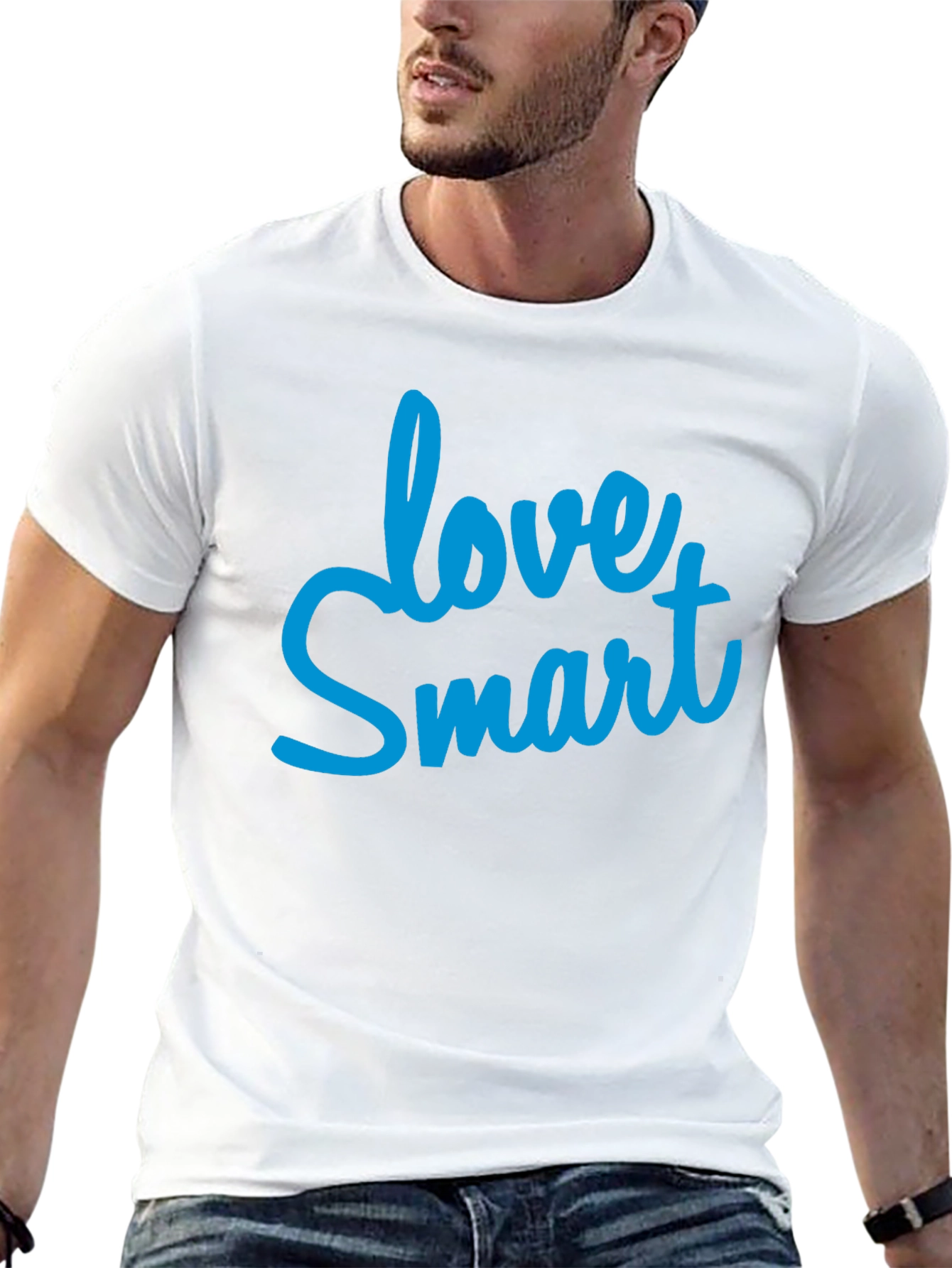 Love Smart Graphic Tee - Black T-Shirt