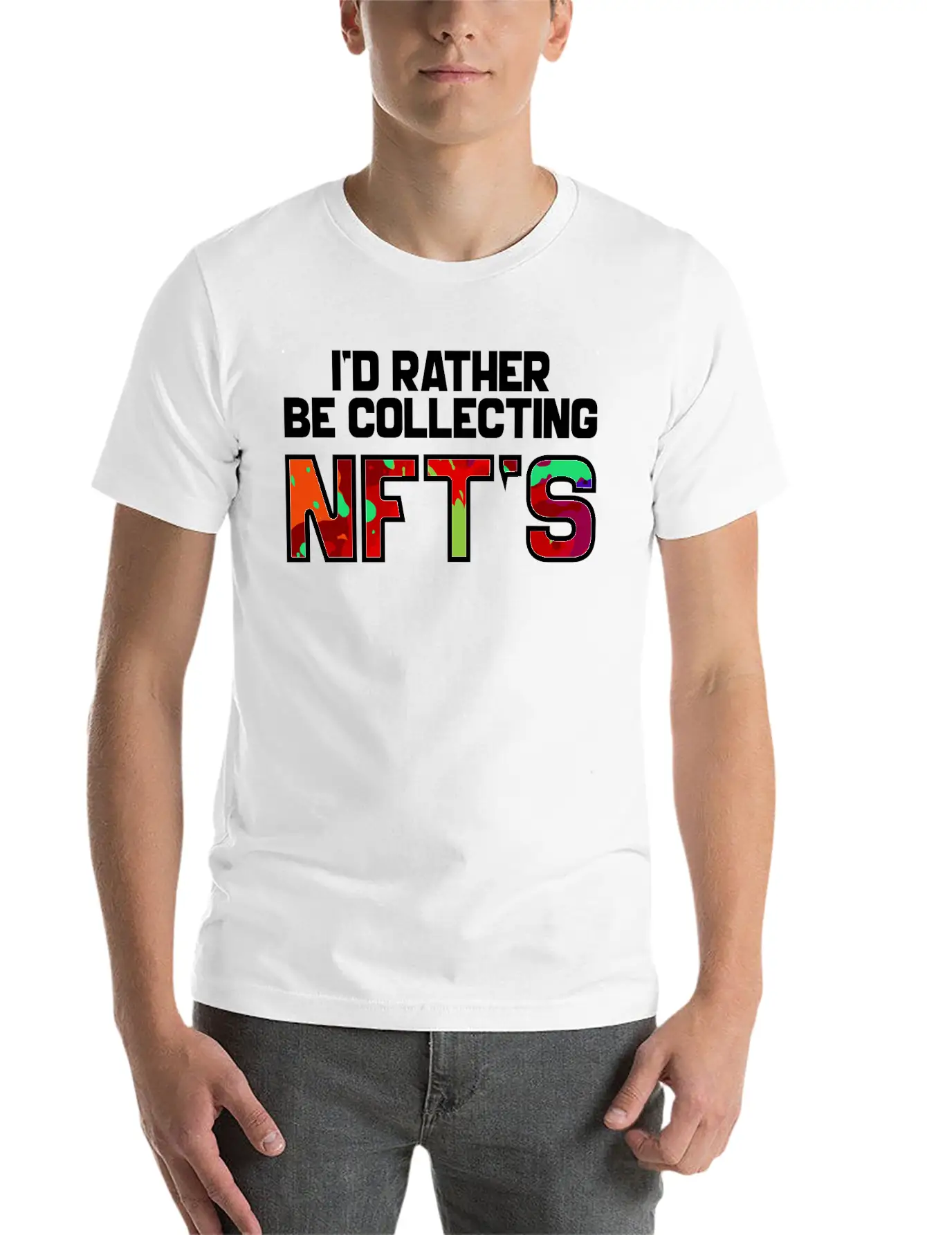 I'd Rather Be Collecting NFTs, Nft, Crypto Unisex Casual T-Shirt – Clean Design For Daily Comfort