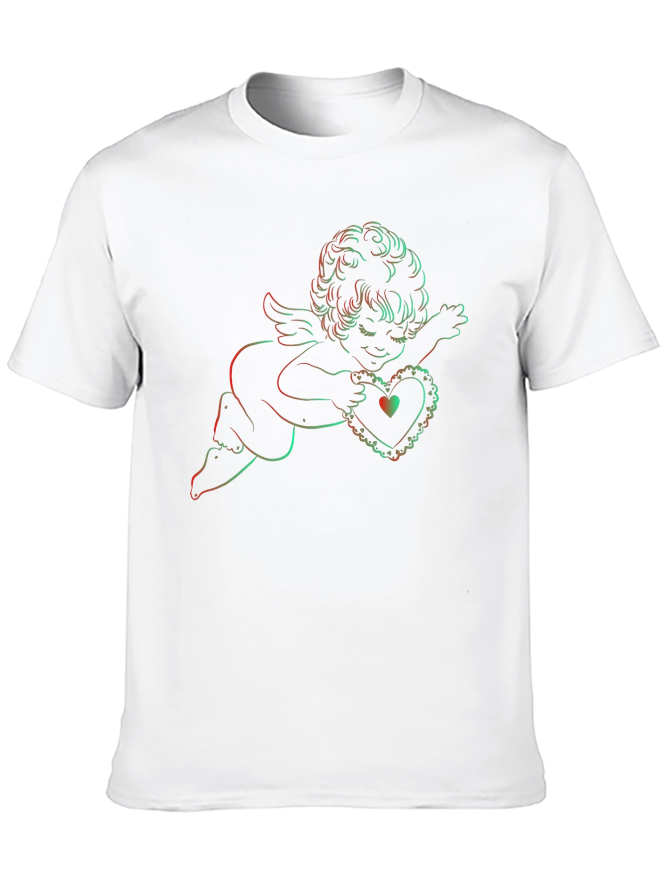 Cherub Heart Graphic Tee - Black