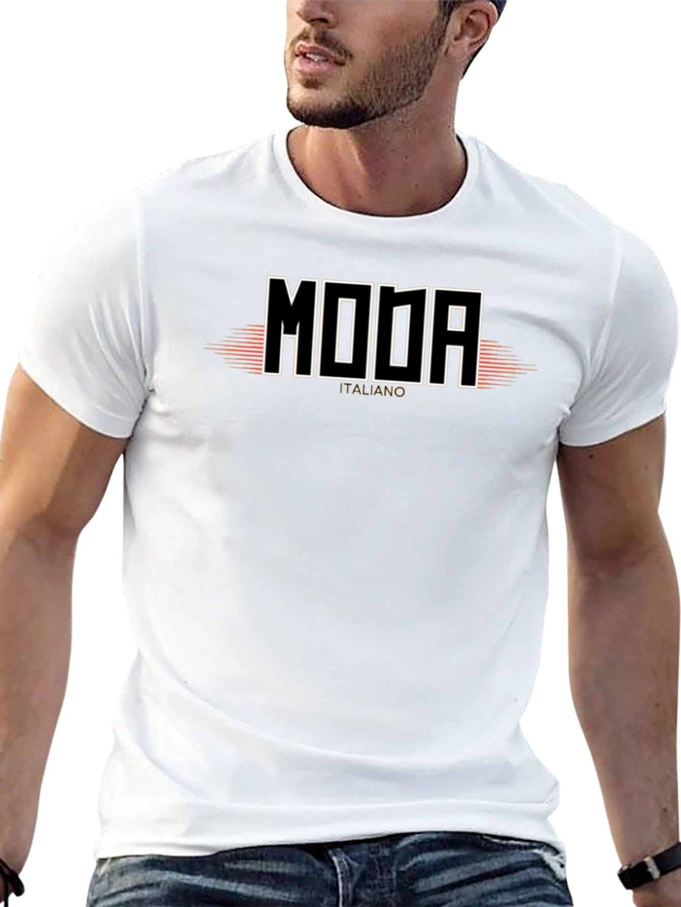 Moda Italiano Graphic T-Shirt - Stylish & Comfortable