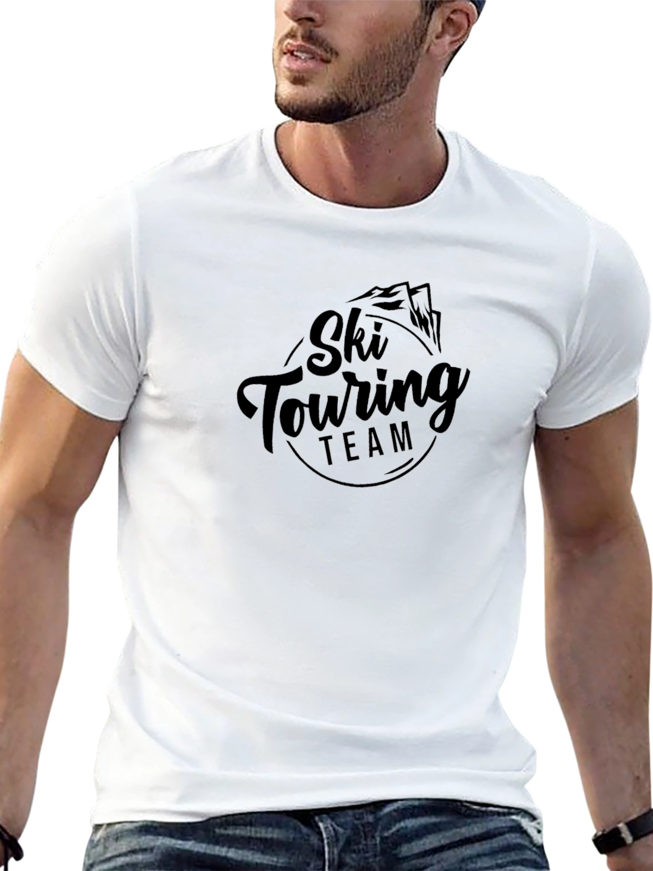 Ski Touring Team Black T-Shirt