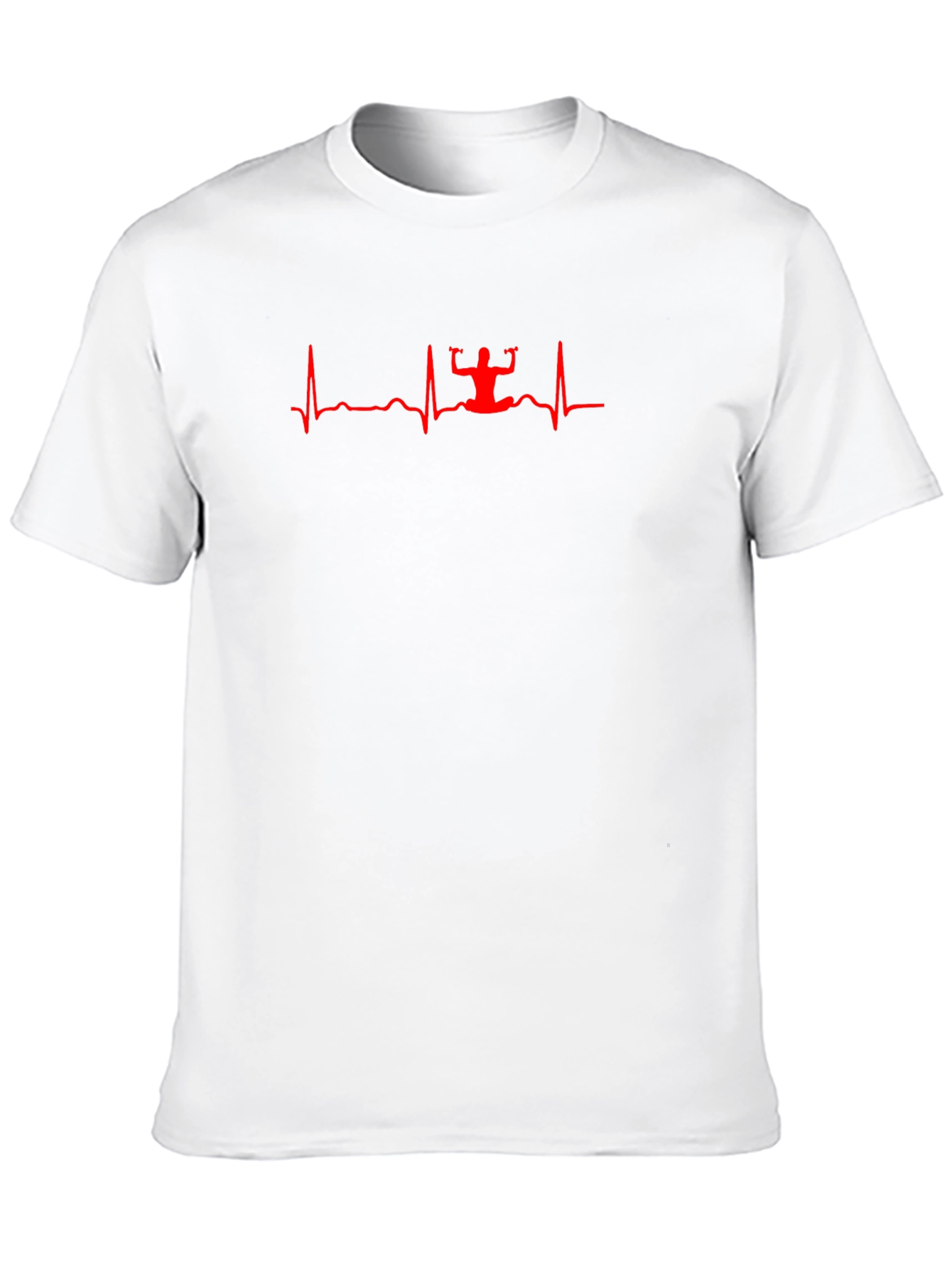 Workout Heartbeat Black T-Shirt