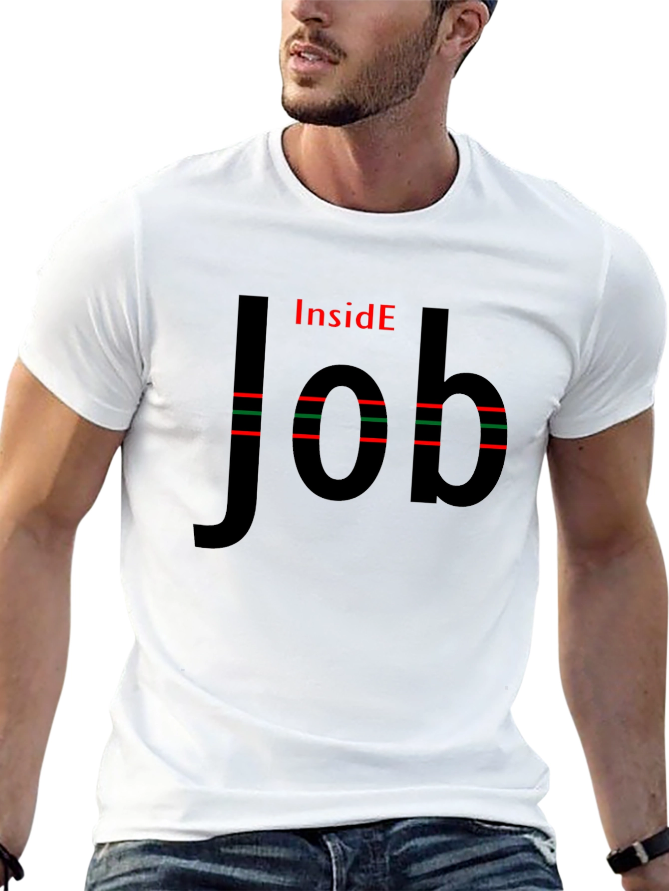 Inside Job Novelty T-Shirt - Unique Design