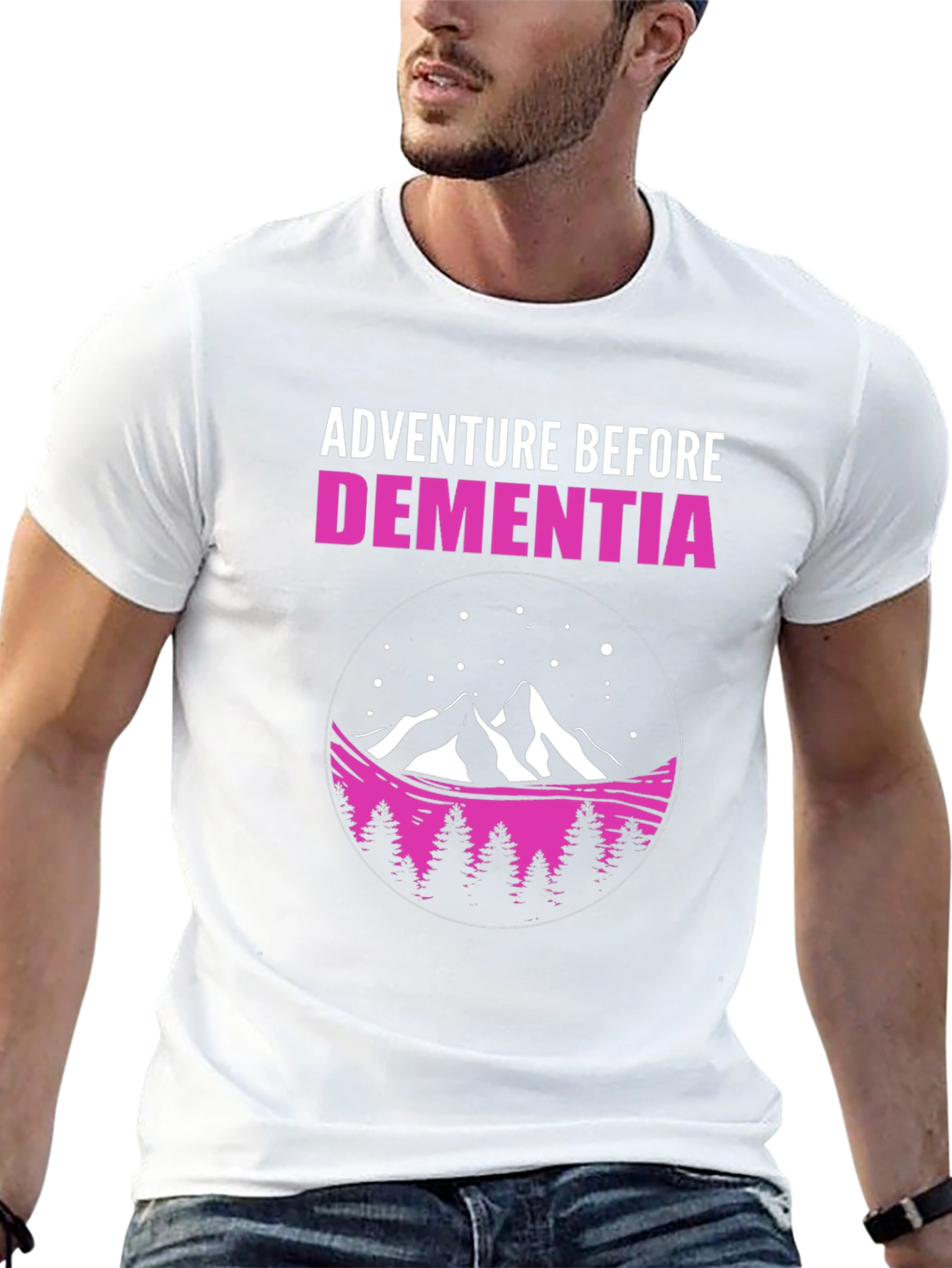 Adventure Before Dementia Black Graphic Tee