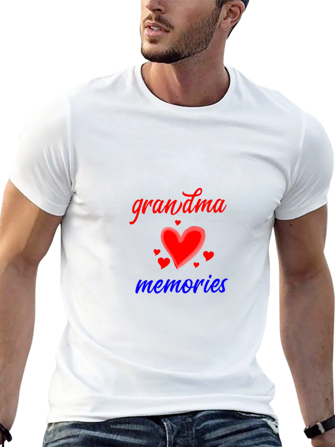 Grandma Memories Black T-Shirt
