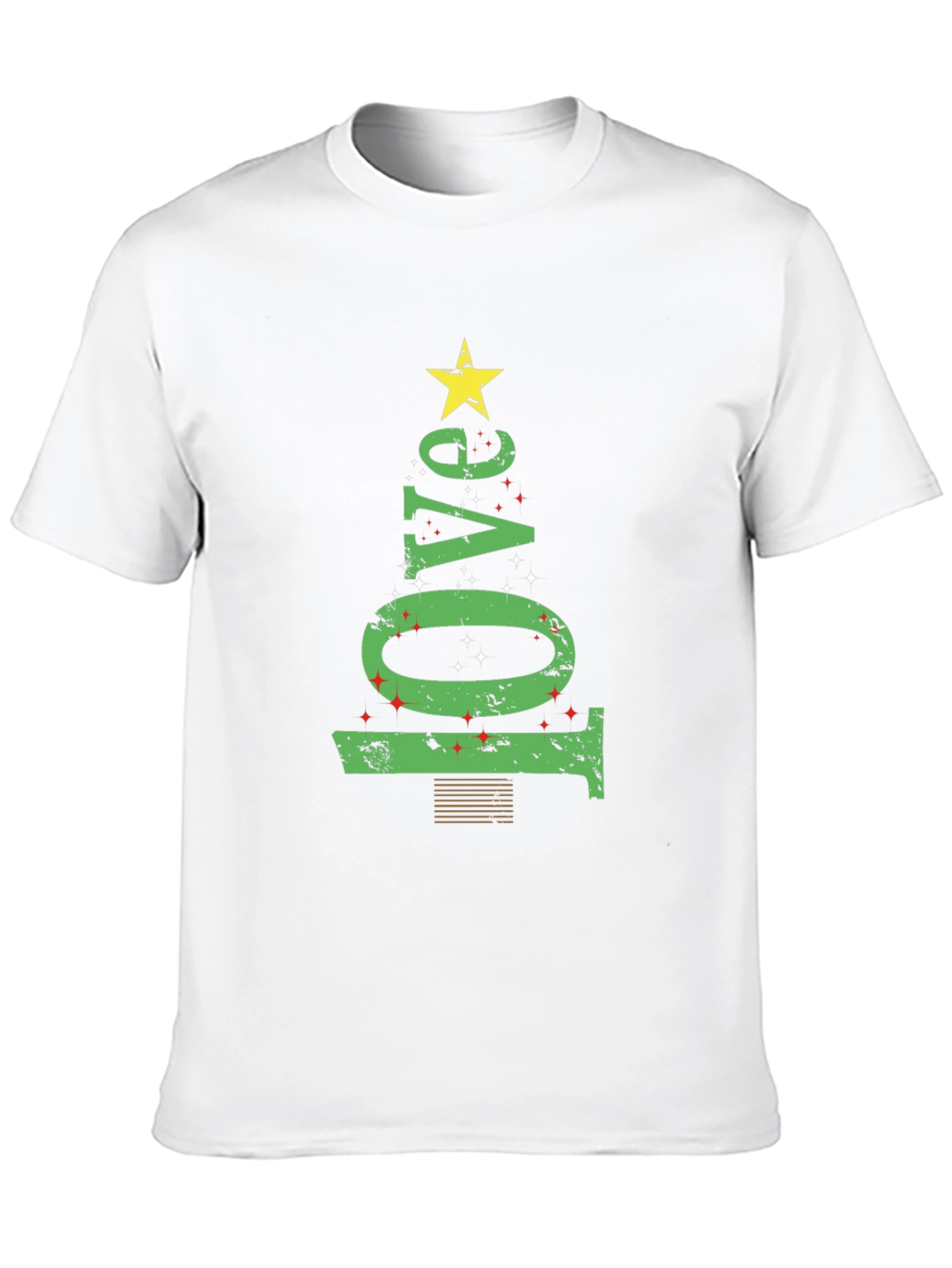 Love Christmas Tree Graphic Tee - Holiday Spirit