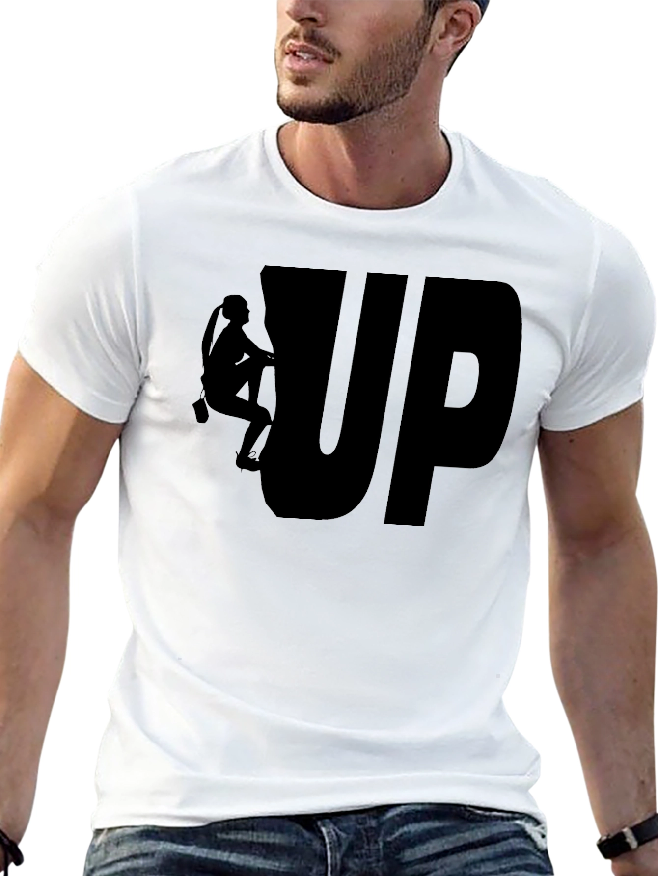 Climb UP Graphic Tee - Rock Climbing Shirt