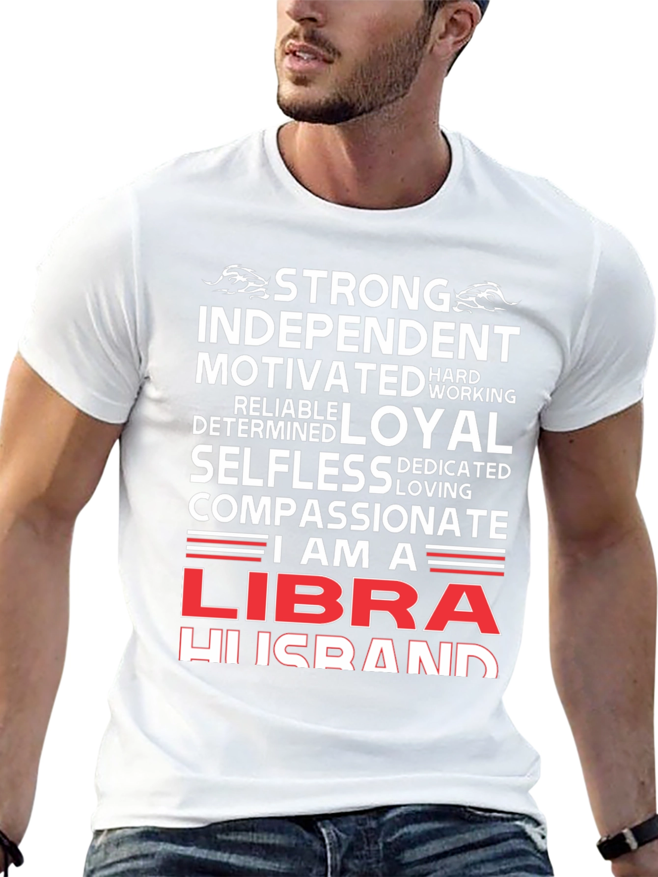 Libra Husband T-Shirt - Strong Loyal Zodiac Tee