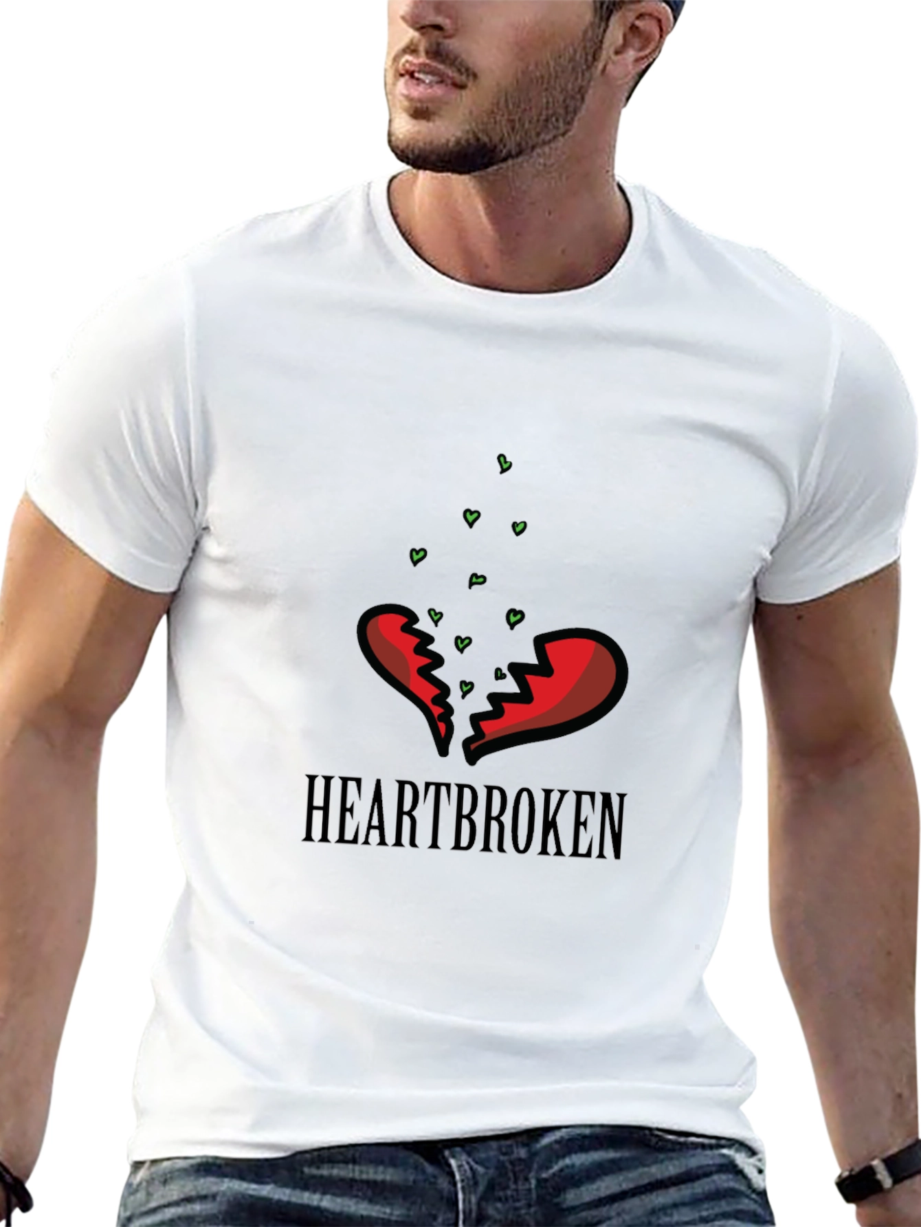 Heartbroken Graphic T-Shirt - Express Your Feelings