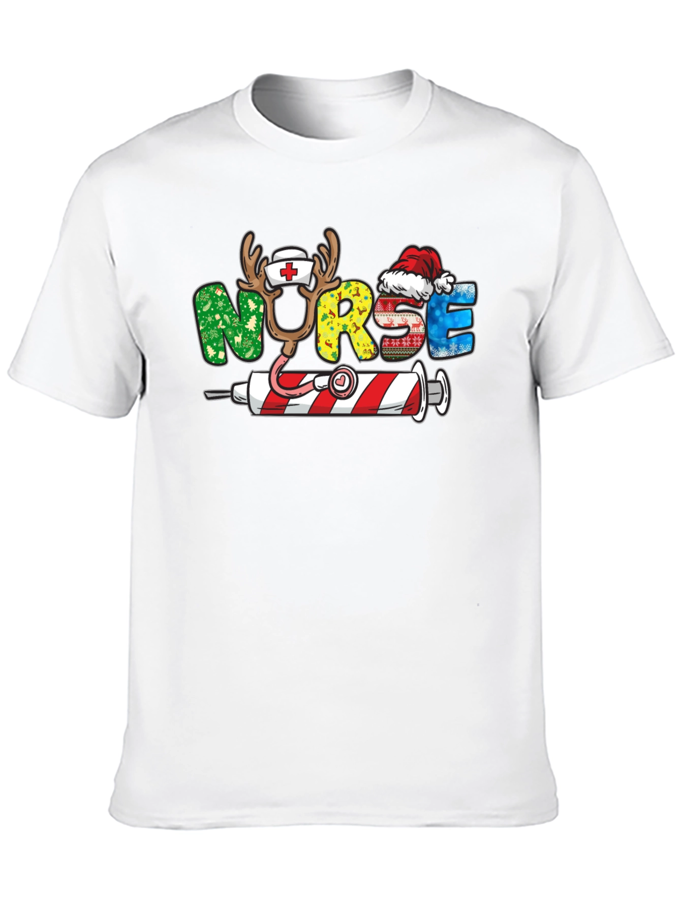 Christmas Nurse Graphic Tee