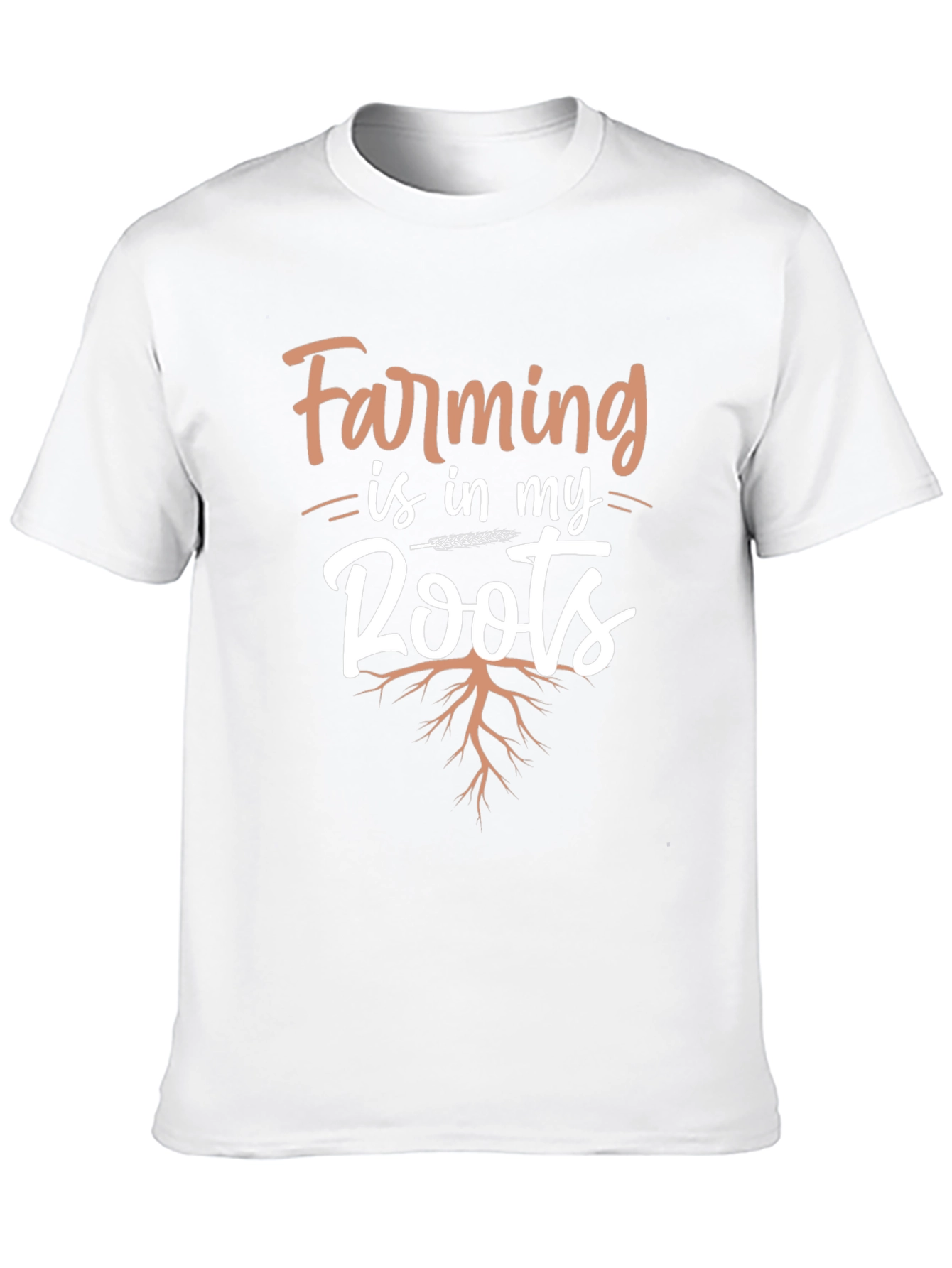 Farming Roots Graphic T-Shirt - Black
