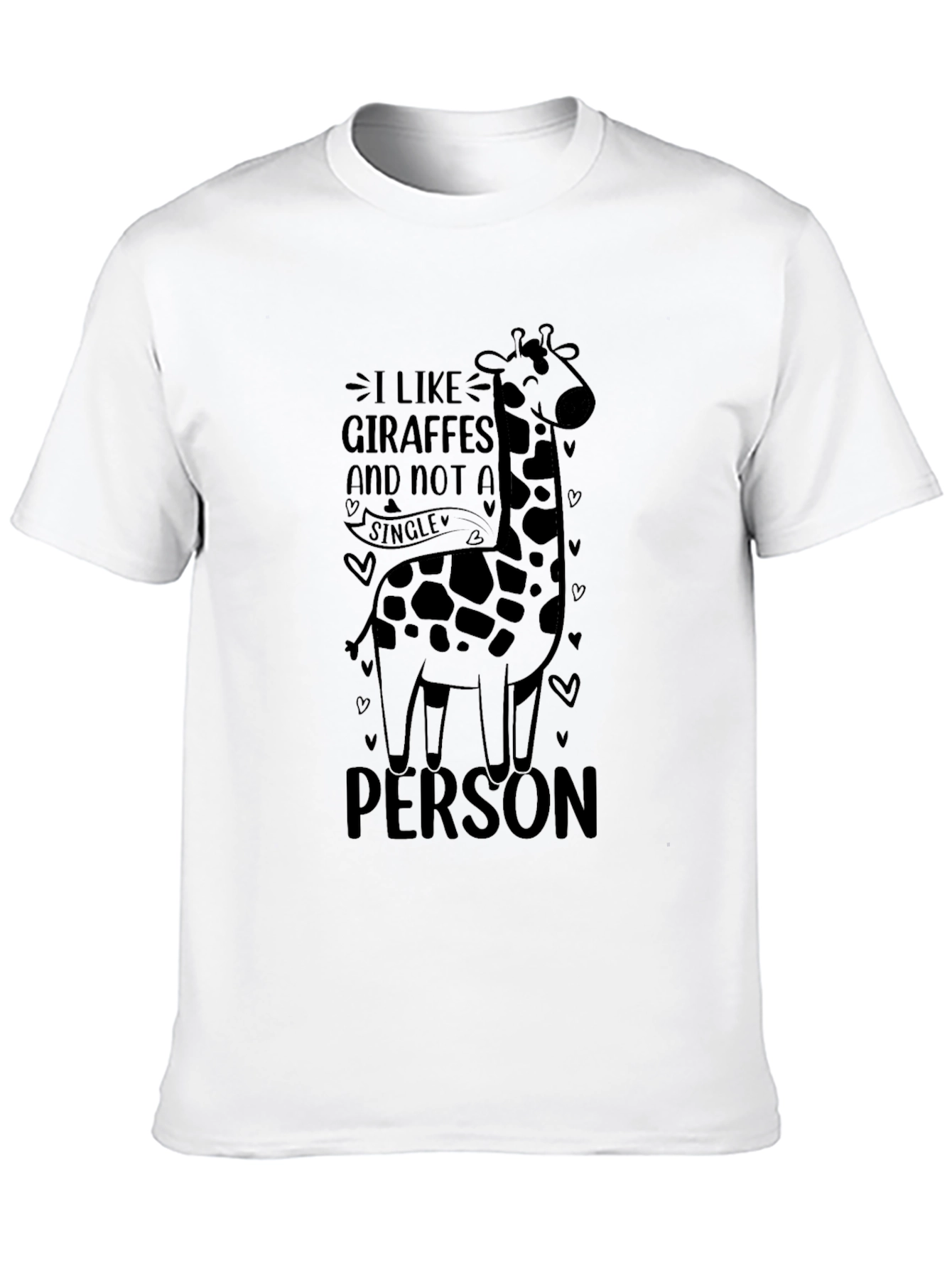 Giraffe Lover T-Shirt - I Like Giraffes Funny Tee