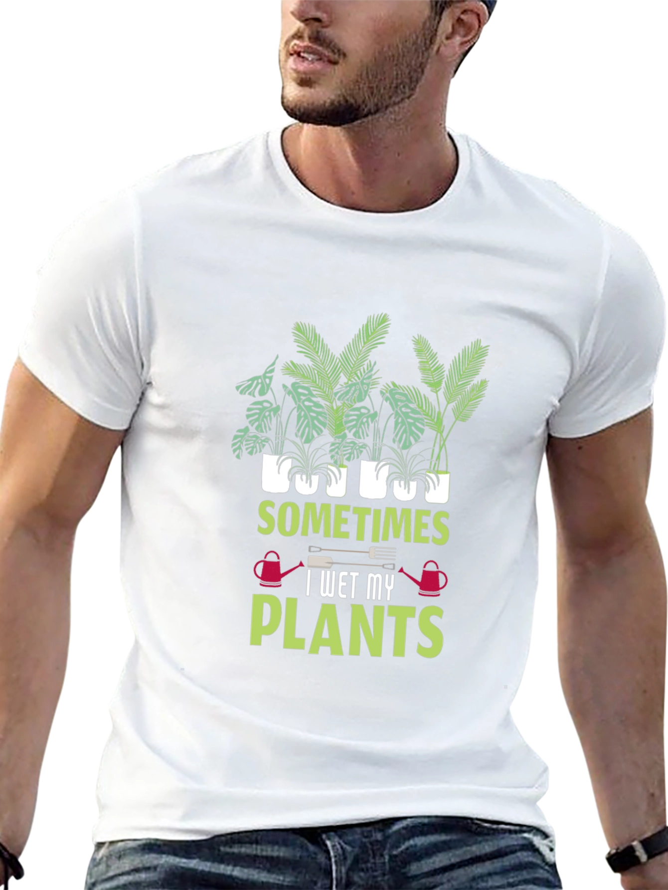 Sometimes I Wet My Plants Graphic Tee