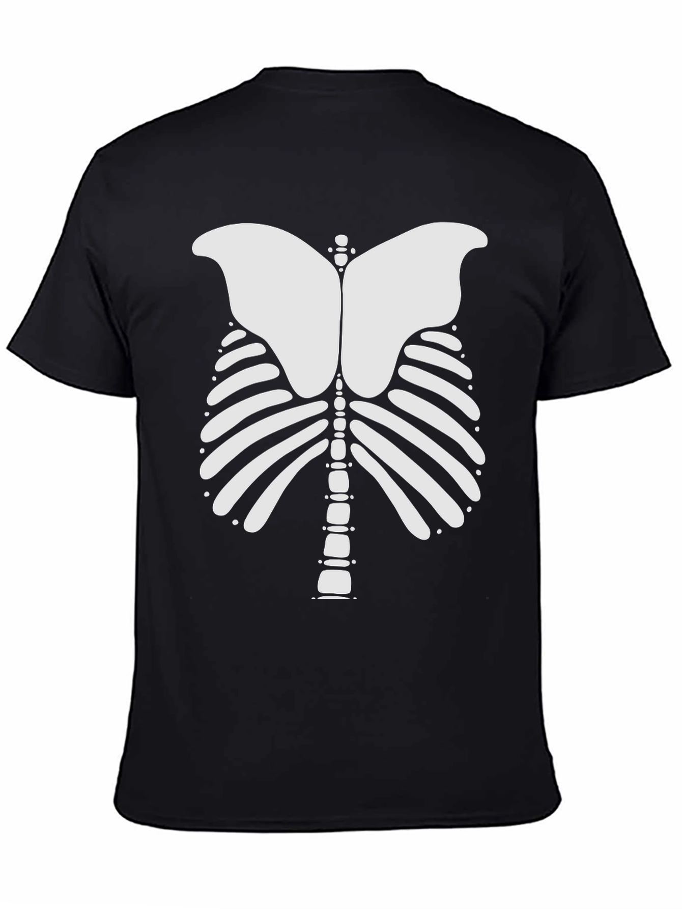 Skeleton Ribcage Graphic Tee