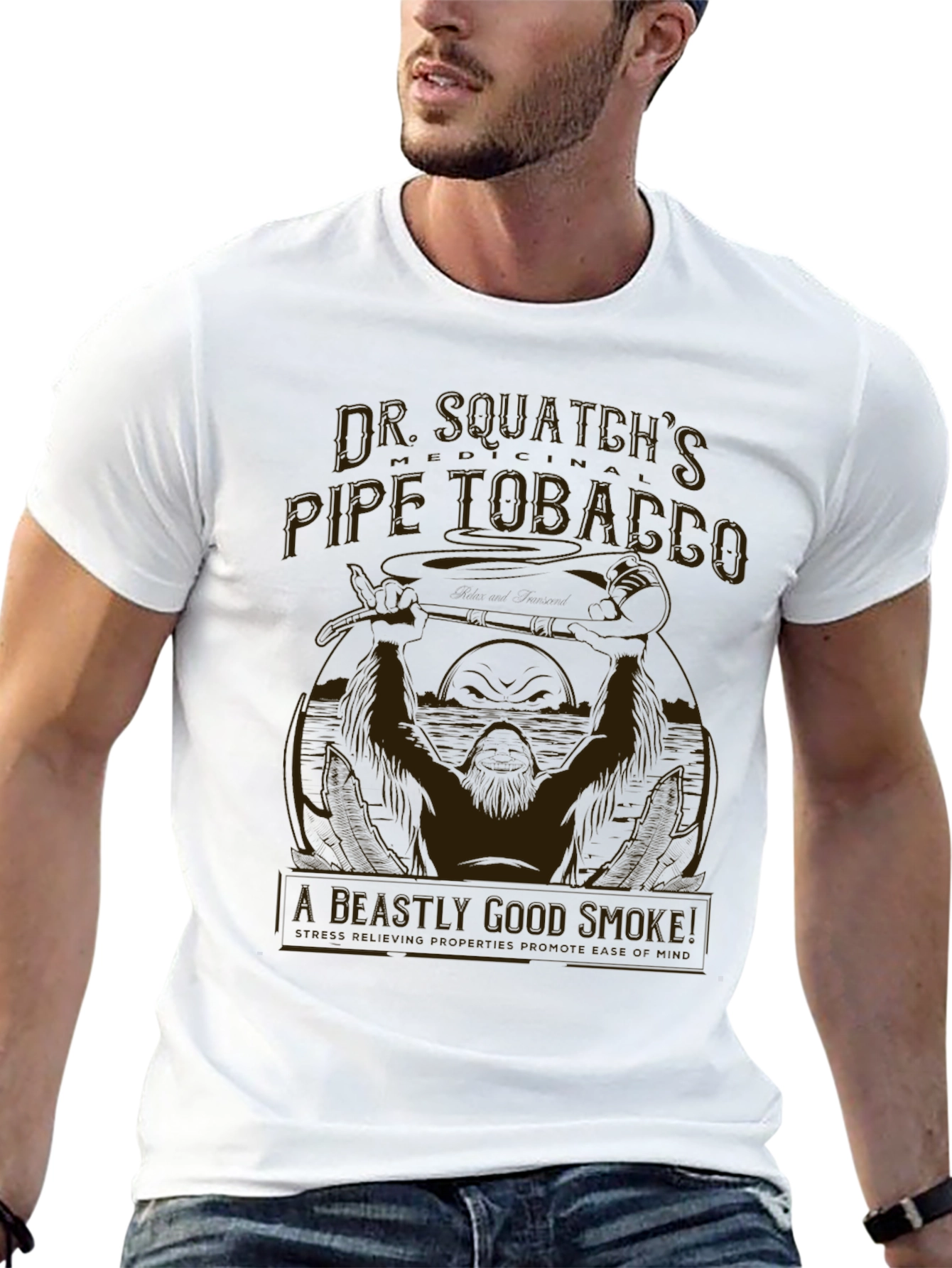 Dr. Squatchs Pipe Tobacco Graphic T-Shirt