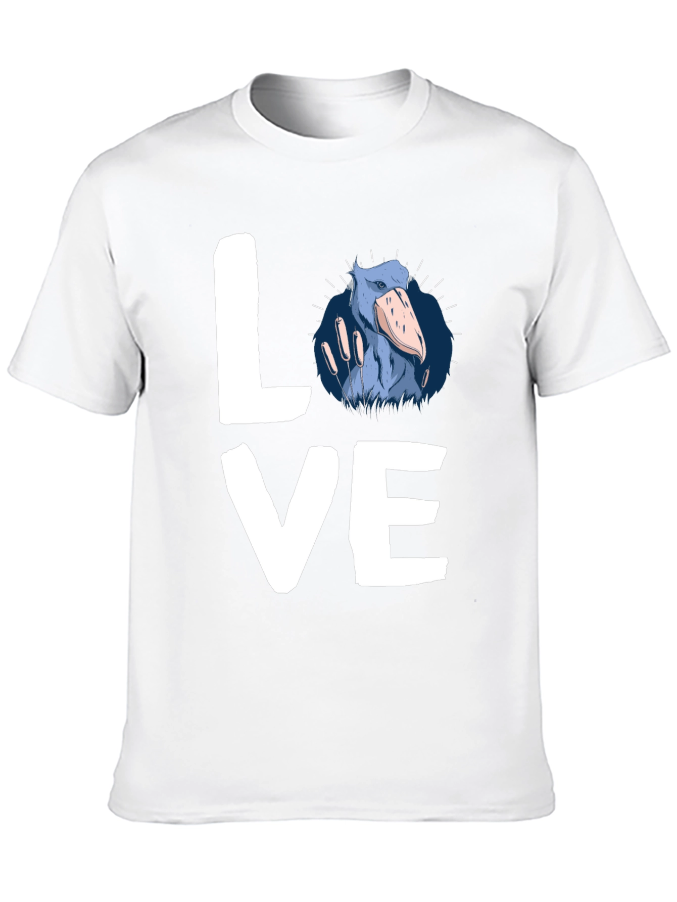 Shoebill Stork LOVE Graphic T-Shirt