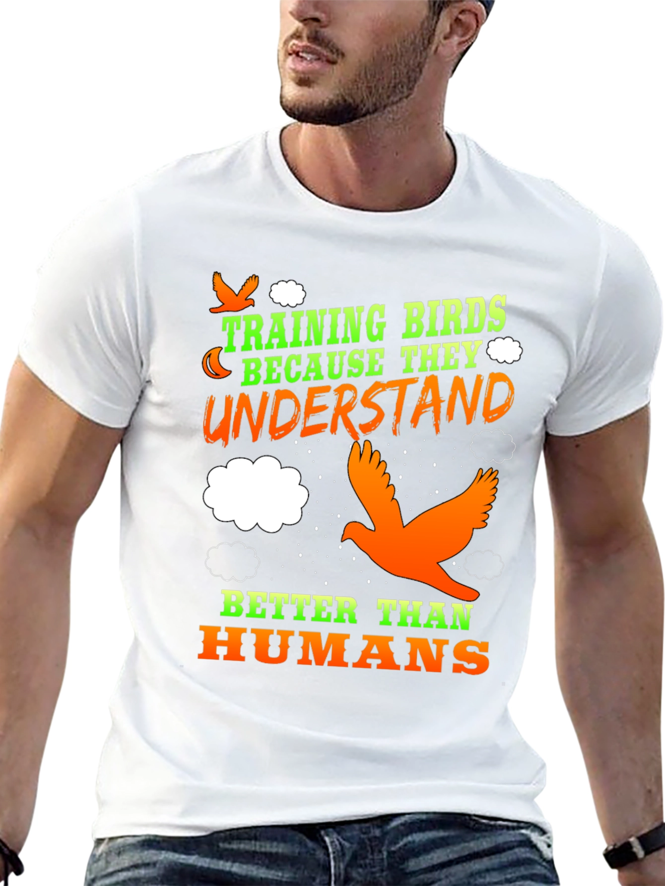 Training Birds Funny T-Shirt