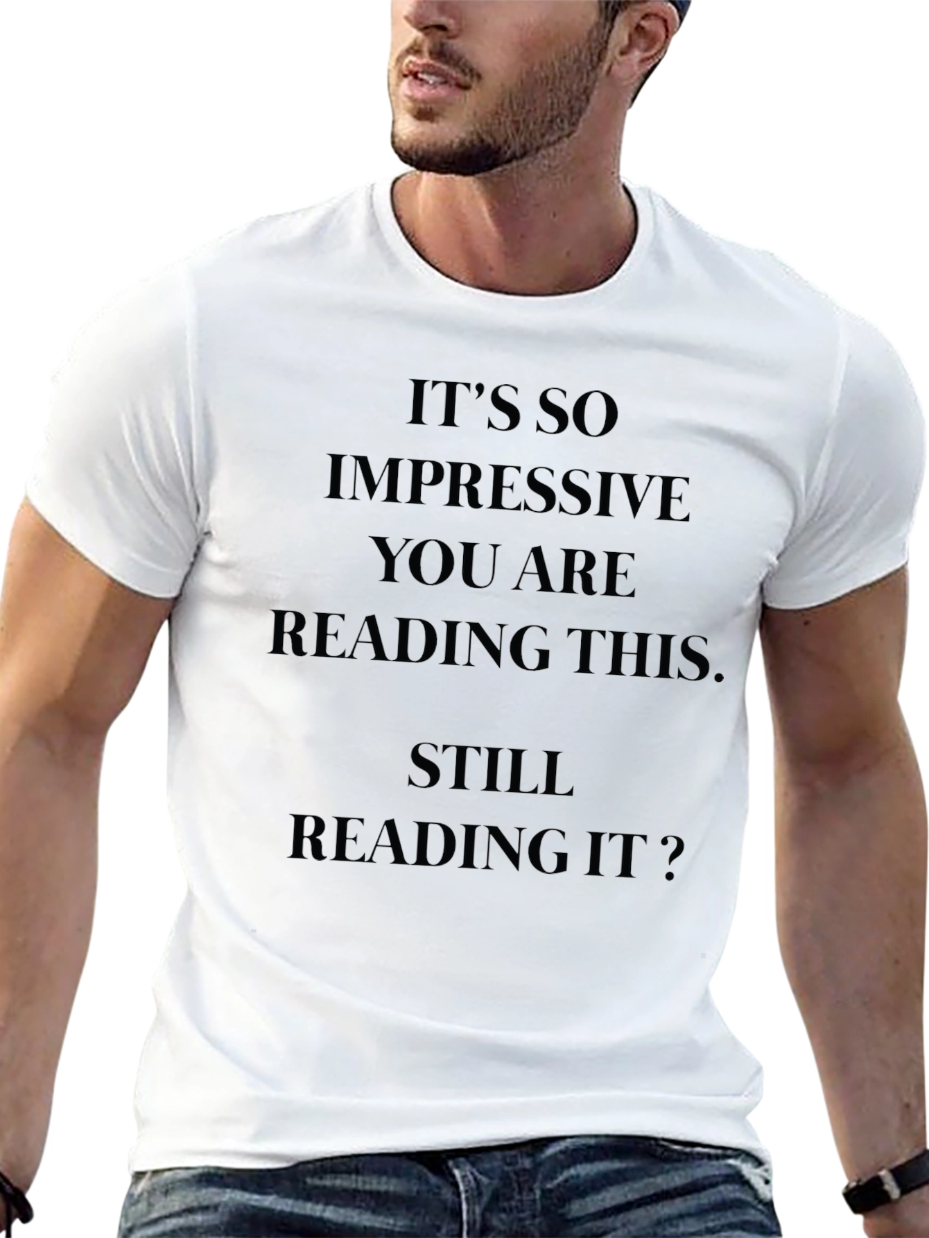 Impressive Reading T-Shirt - Funny Slogan Tee
