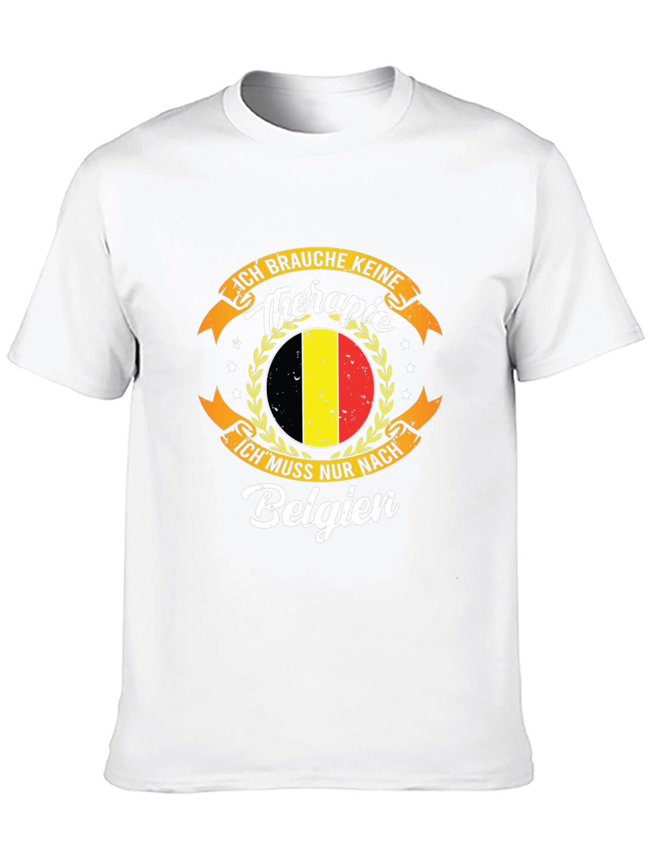 Belgium Therapy T-Shirt - Novelty Graphic Tee