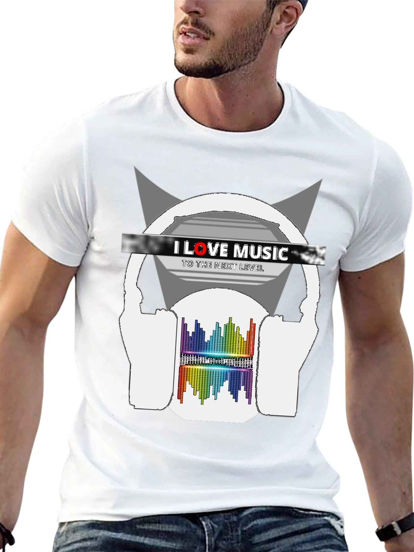 I Love Music Graphic T-Shirt