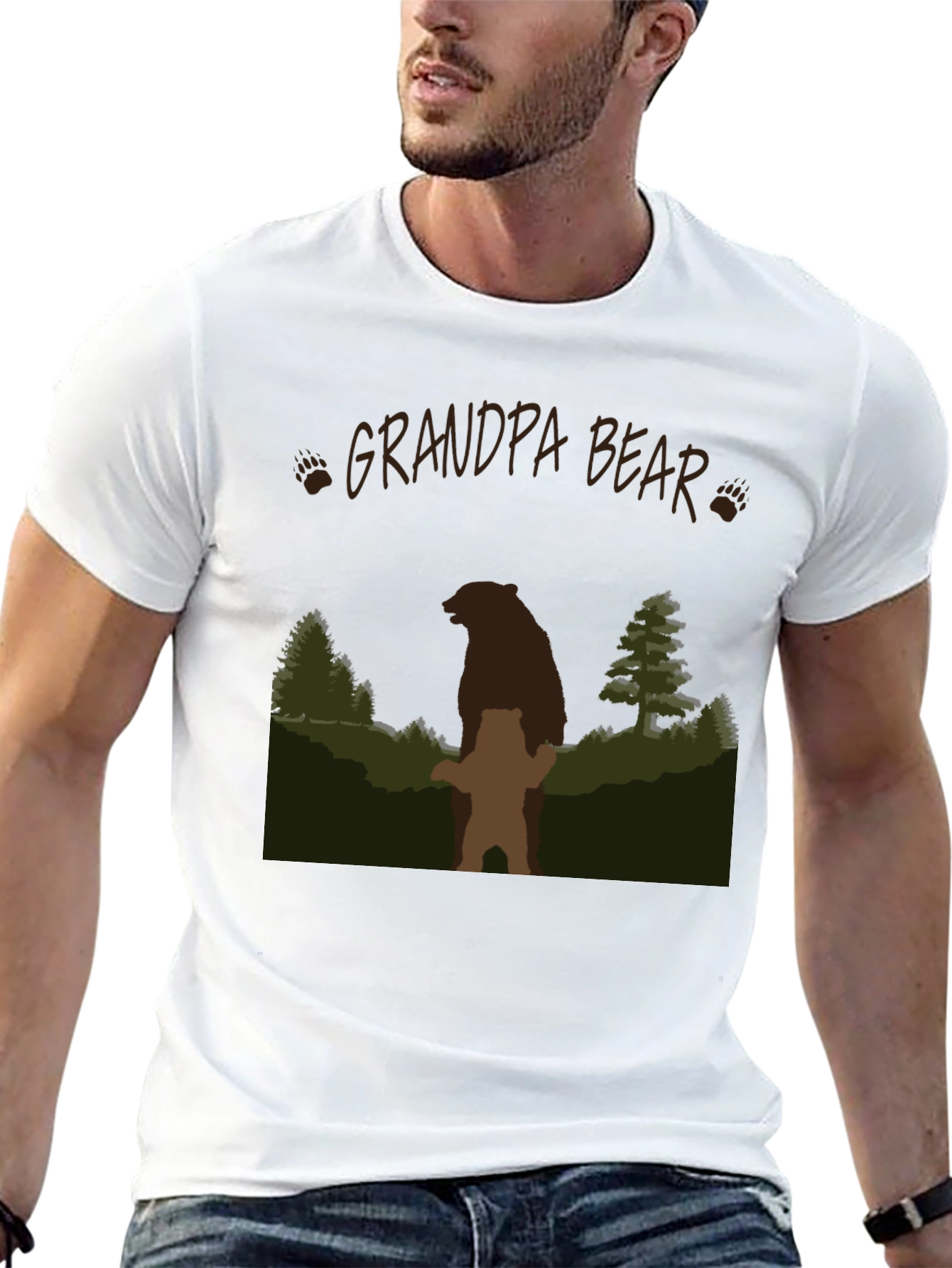 Grandpa Bear T-Shirt - Fathers Day Gift