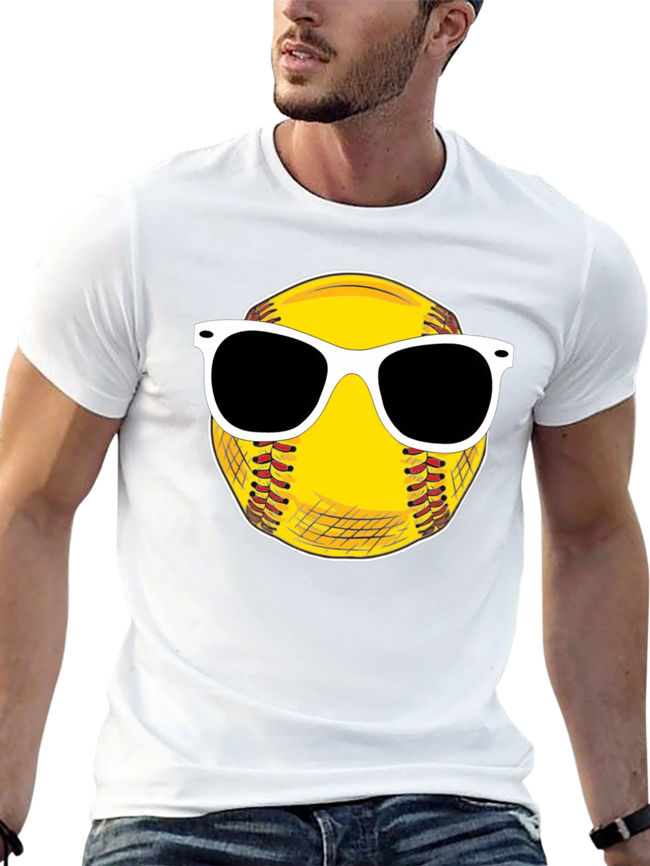 Cool Softball Sunglasses T-Shirt