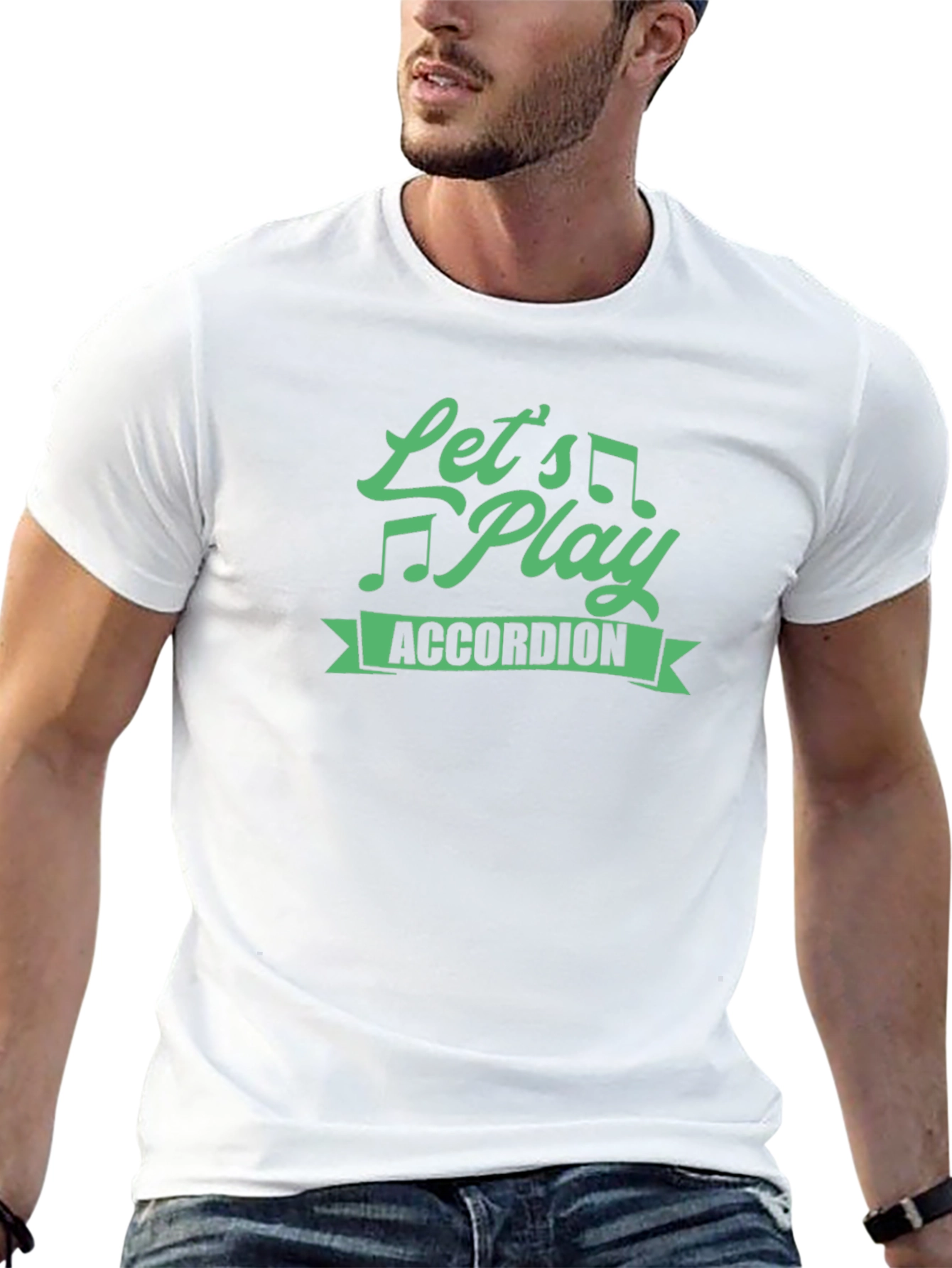 Lets Play Accordion Graphic Tee