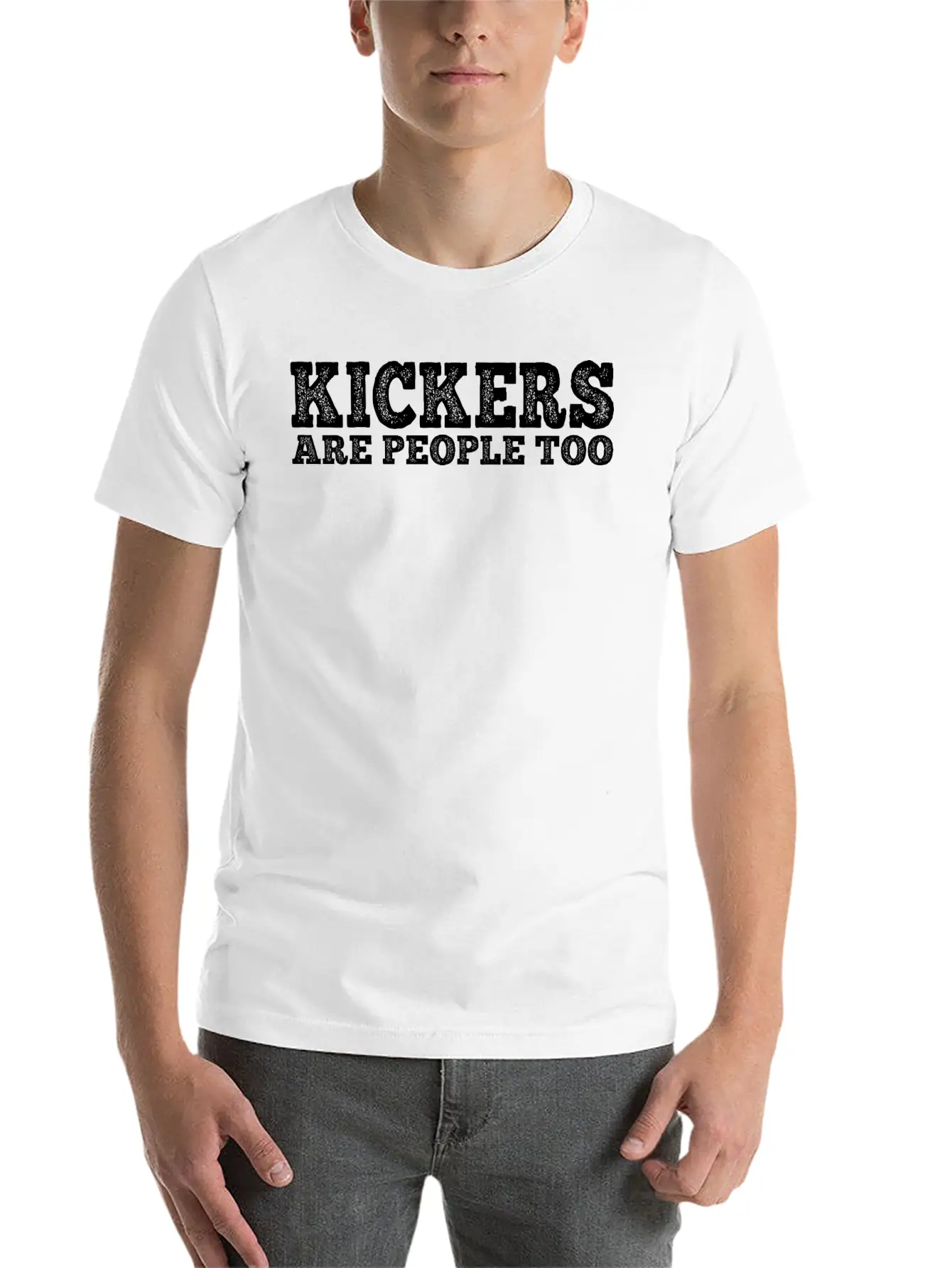 Kickers Are People Too 33 Unisex Casual T-Shirt – Clean Design For Daily Comfort
