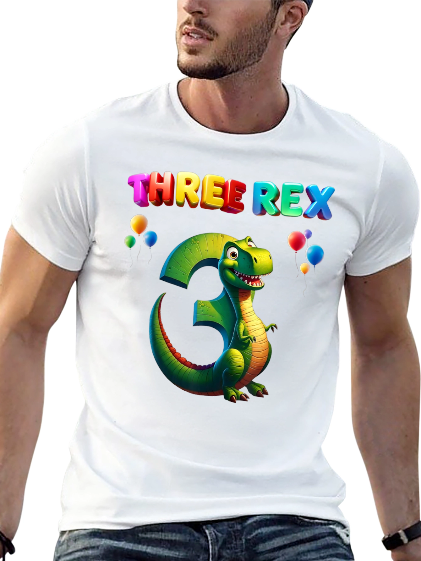 Three Rex Birthday T-Shirt