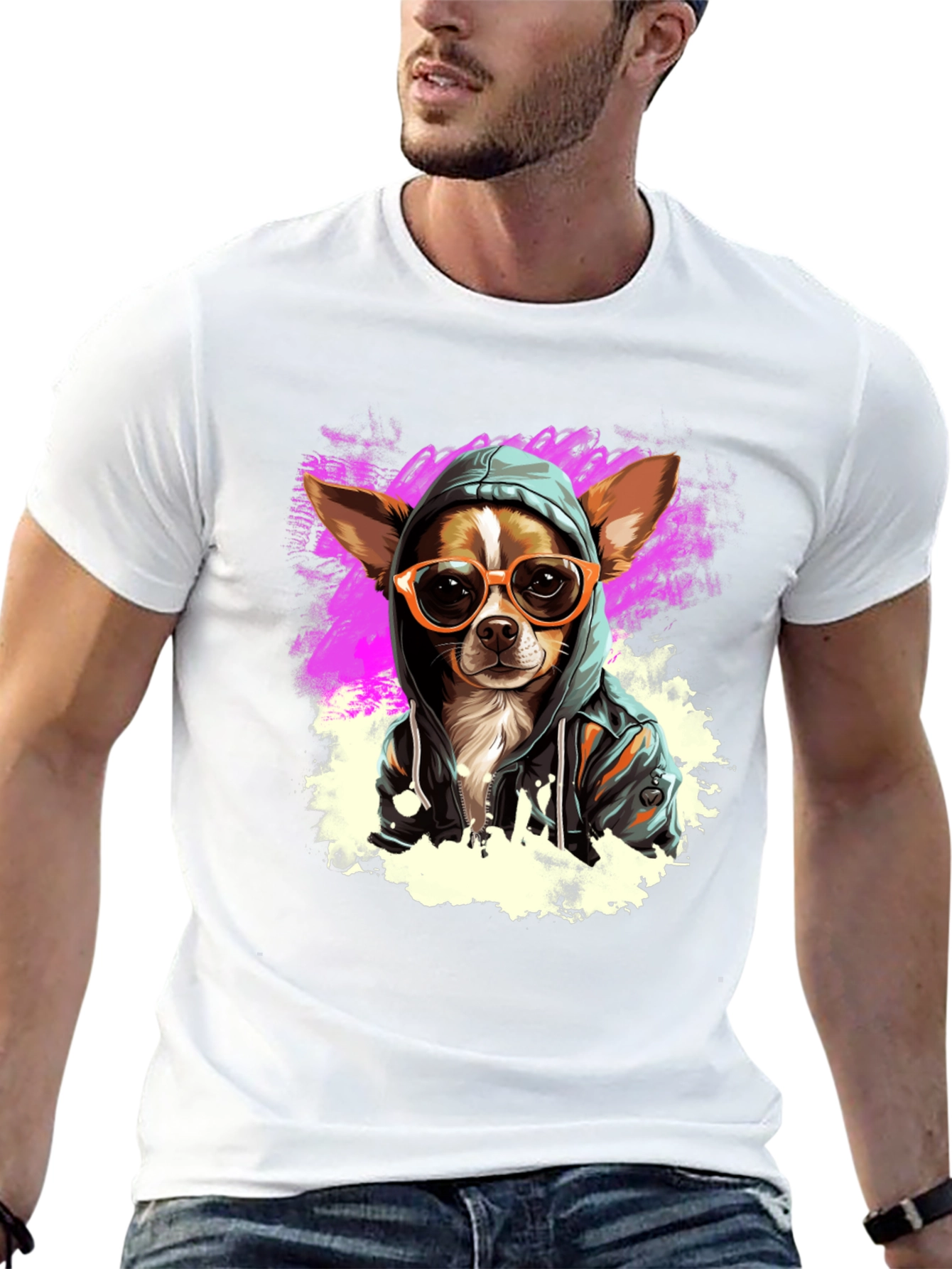 Cool Dog Graphic T-Shirt