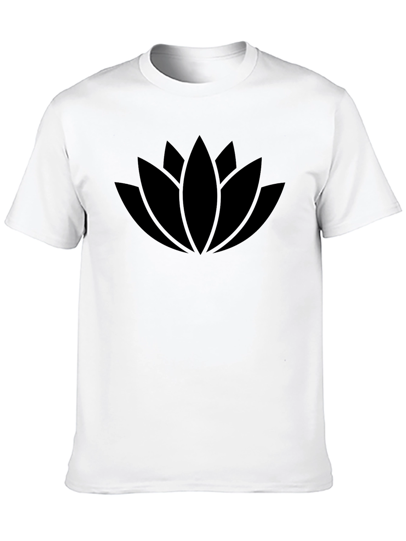 Black Lotus Flower Graphic Tee