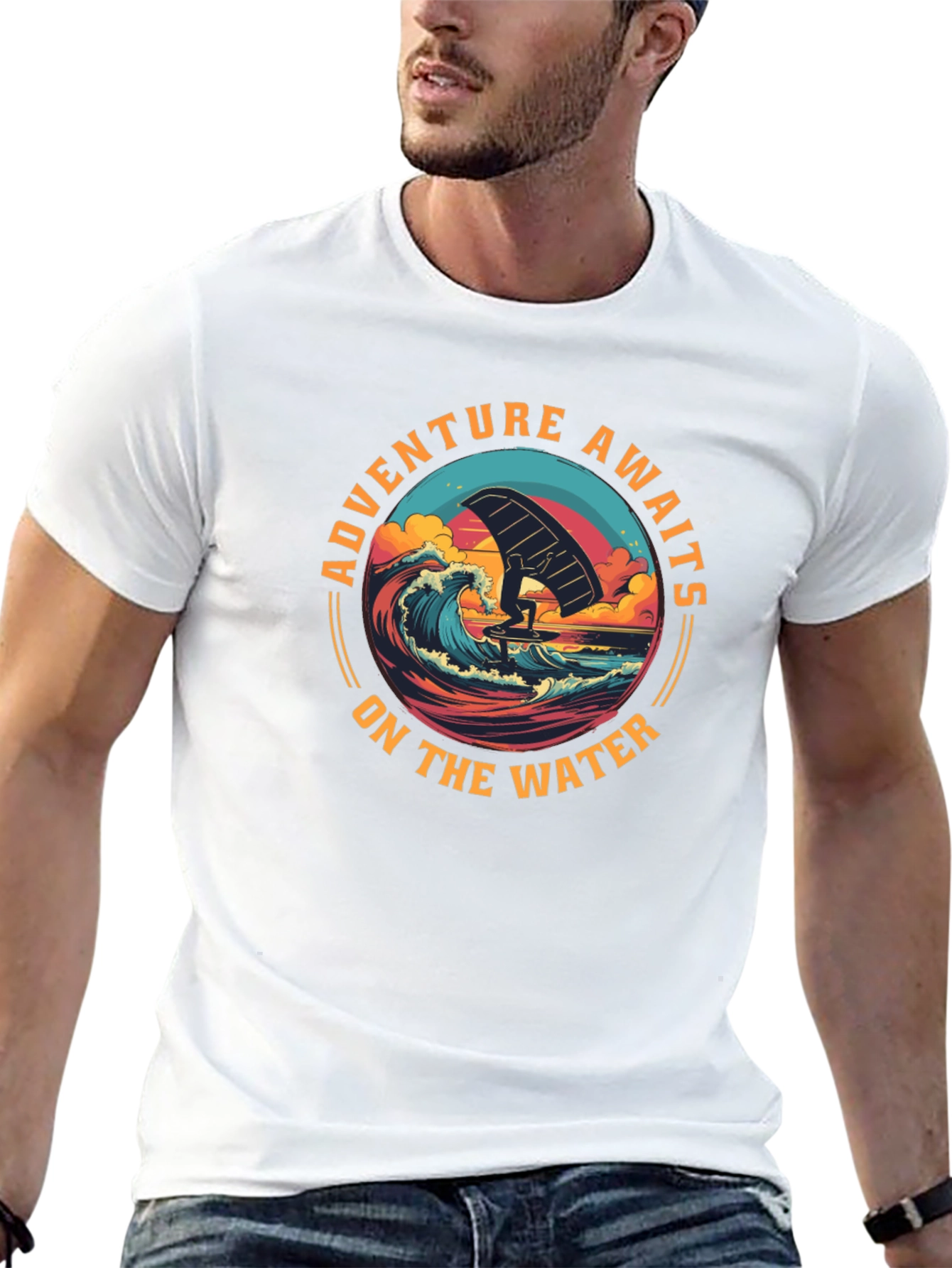 Adventure Awaits T-Shirt - Watersport Tee