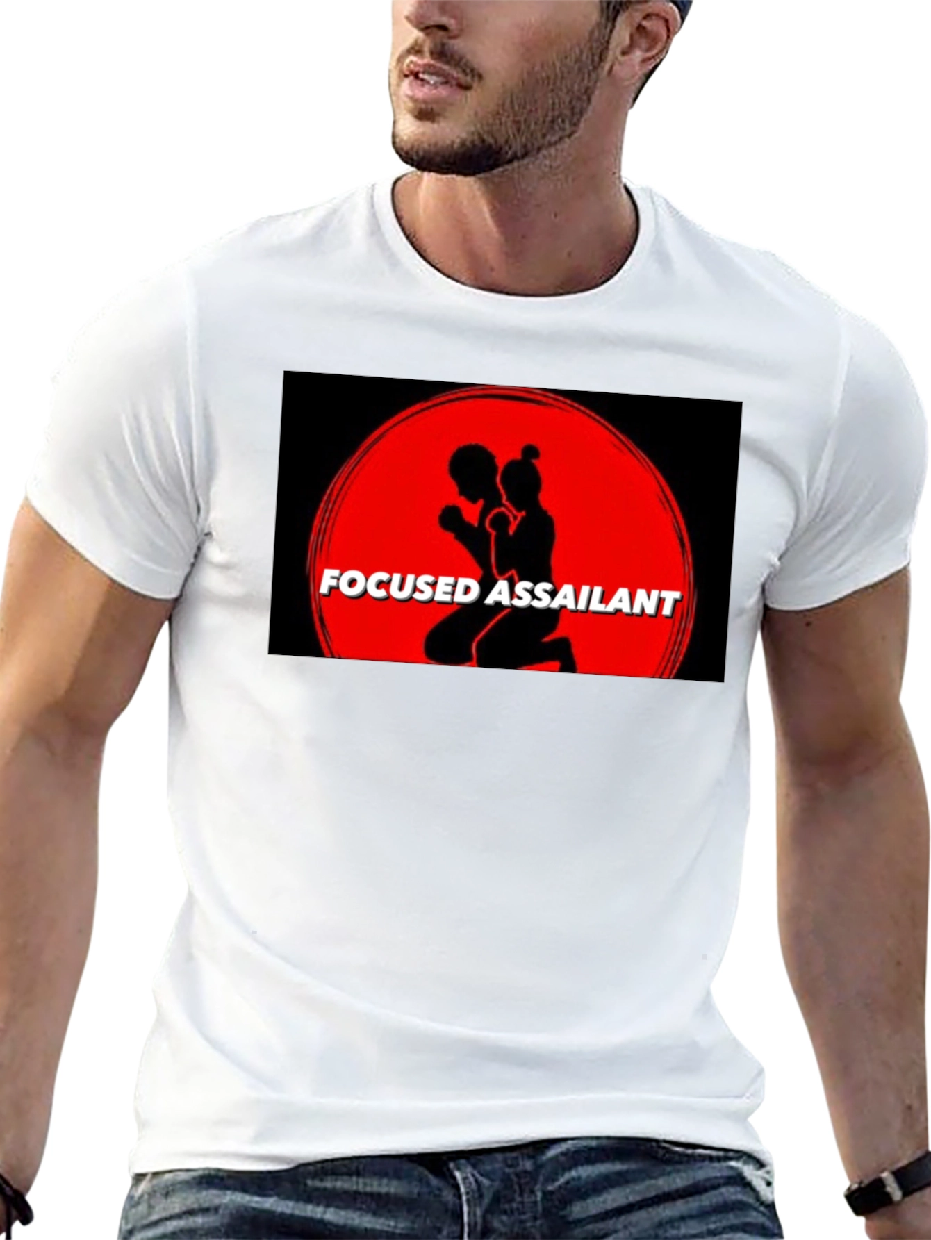 Focused Assailant Graphic T-Shirt