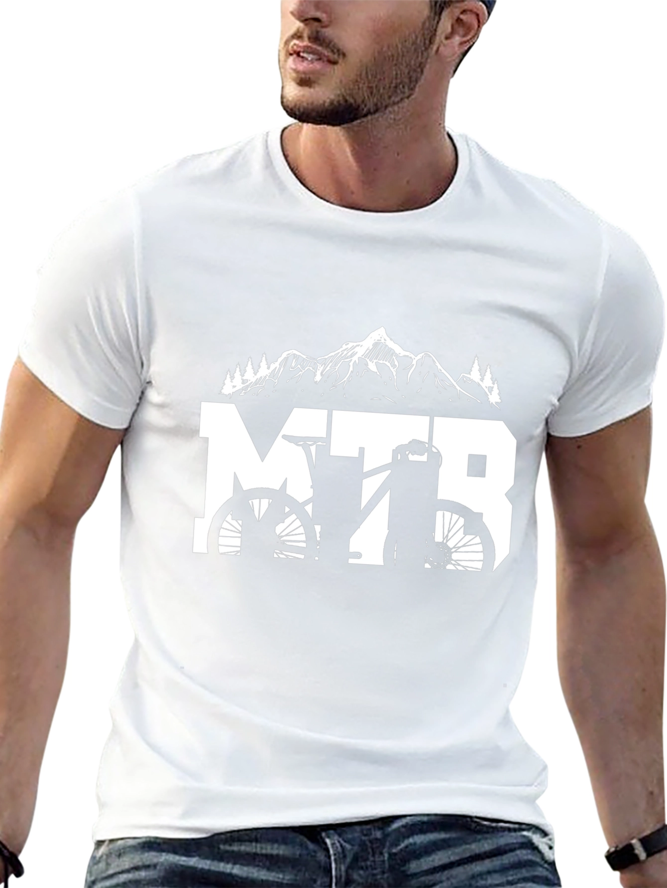 MTB Mountain Bike Graphic Tee - Adventure Ready!