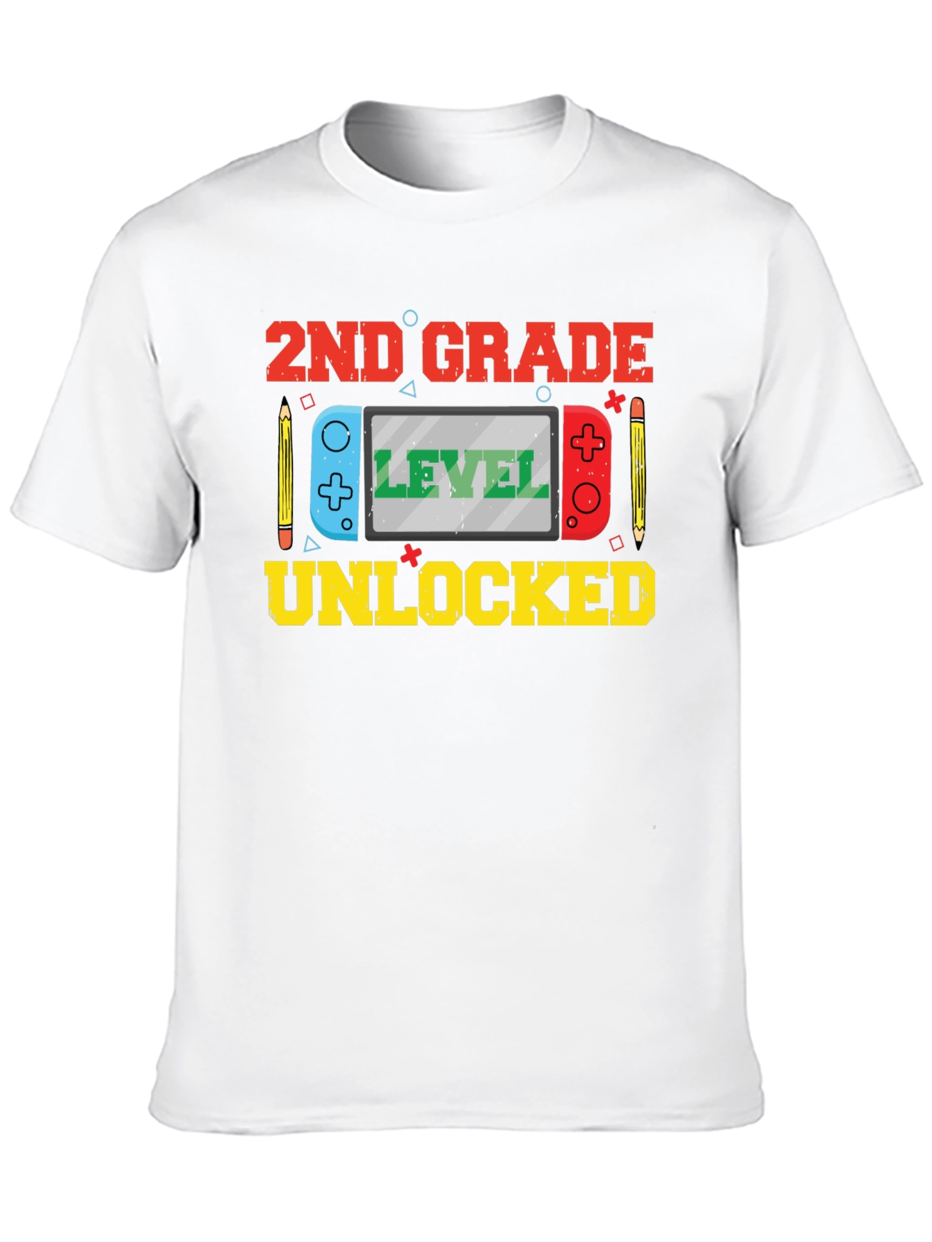 2nd Grade Level Unlocked Graphic T-Shirt