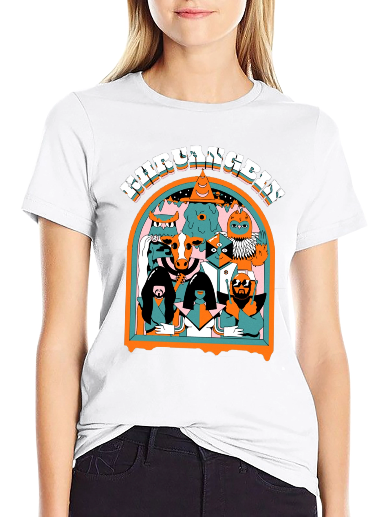 Khruangbin Band Graphic Print T-Shirt