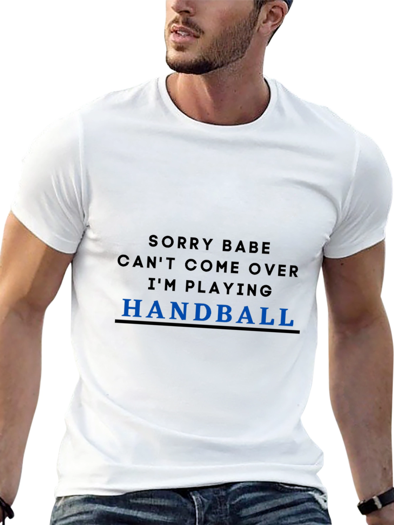 Funny Handball T-Shirt - Sorry Babe Im Playing