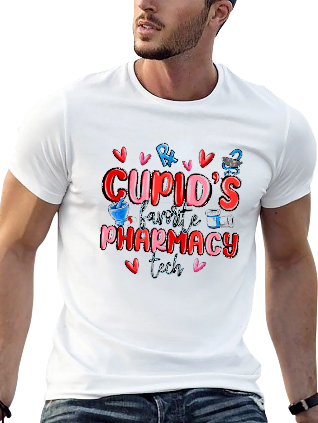Cupids Favorite Pharmacy Tech T-Shirt
