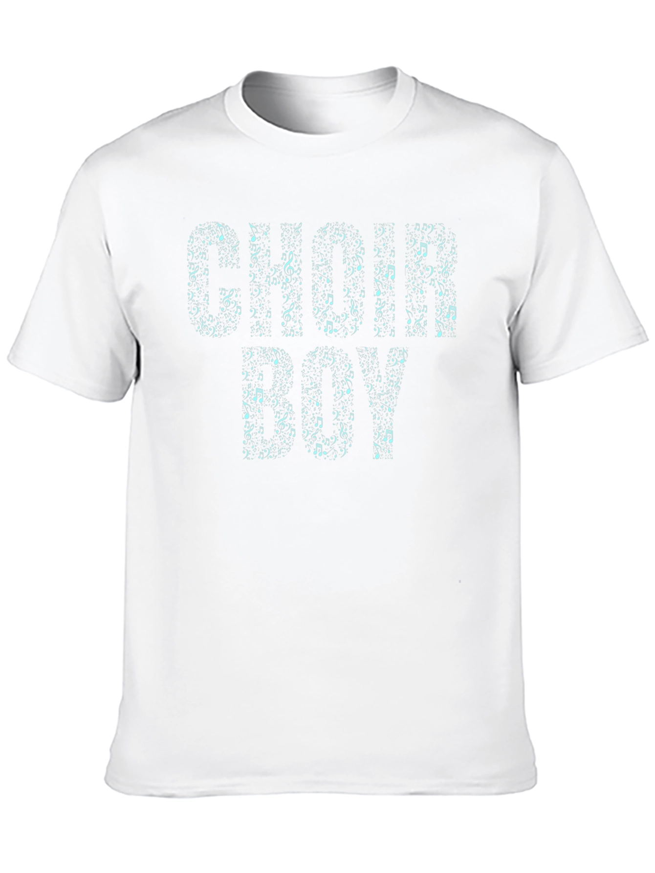 Choir Boy Music Note T-Shirt - Black