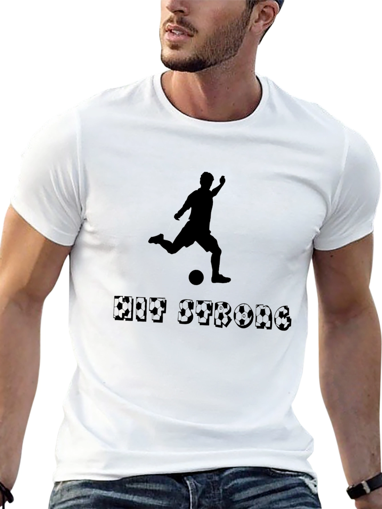 Hit Strong Soccer T-Shirt