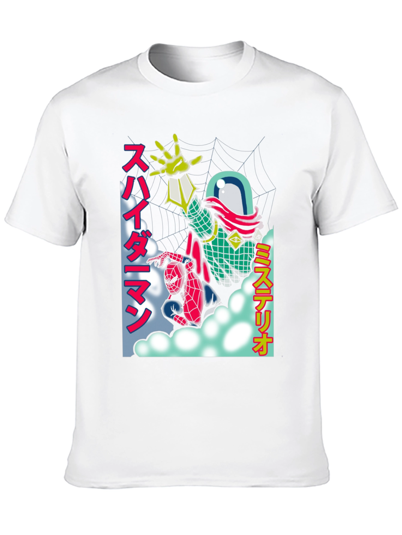 Spider-Man & Mysterio Retro Anime T-Shirt