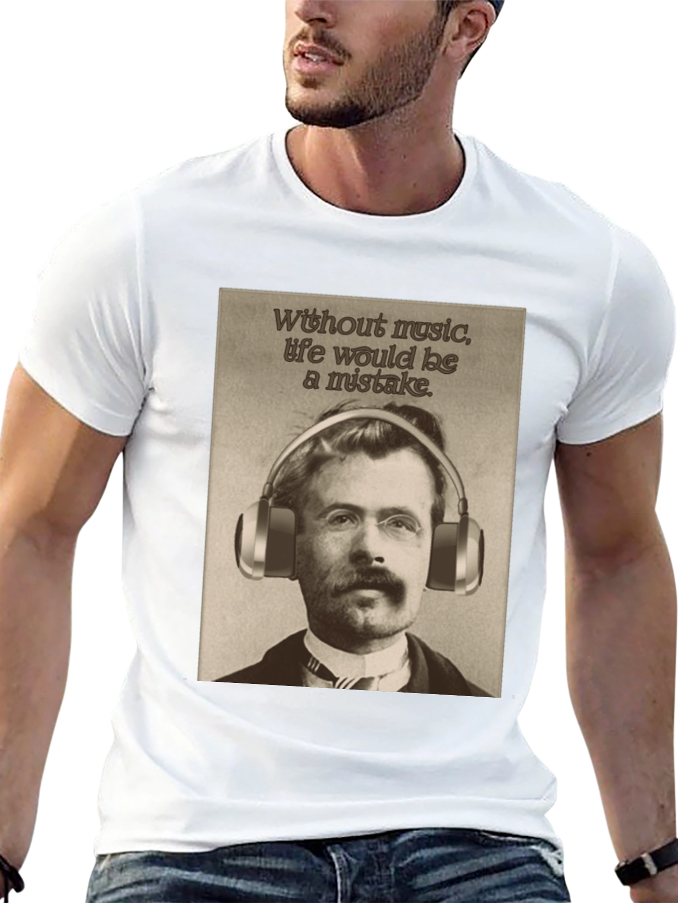 Nietzsche Music Lover T-Shirt - Philosopher Tee