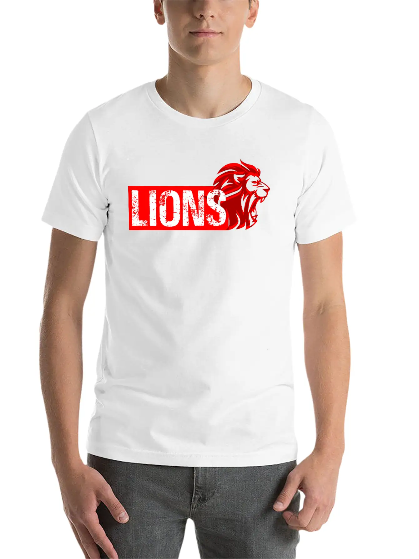 Lions Unisex Casual T-Shirt – Clean Design For Daily Comfort